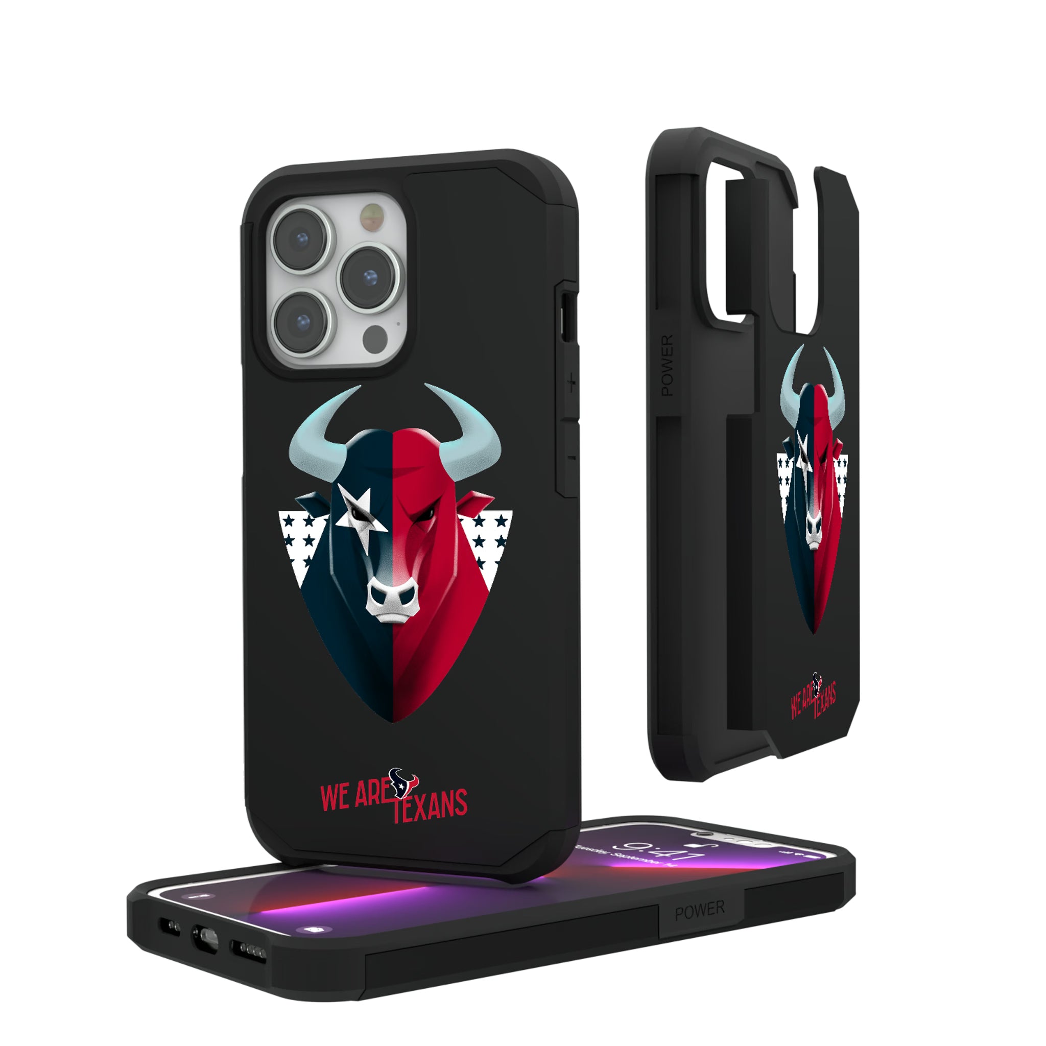 Houston Texans Deco iPhone Rugged Phone Case for Apple iPhone#Device_iPhone 13 Pro