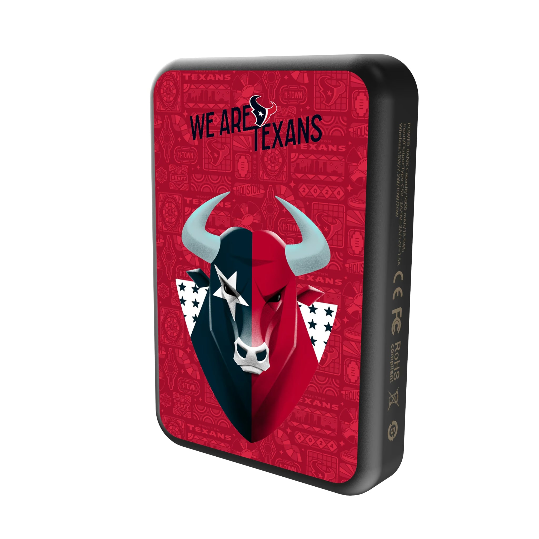 Houston Texans Deco Wireless Mag Power Bank