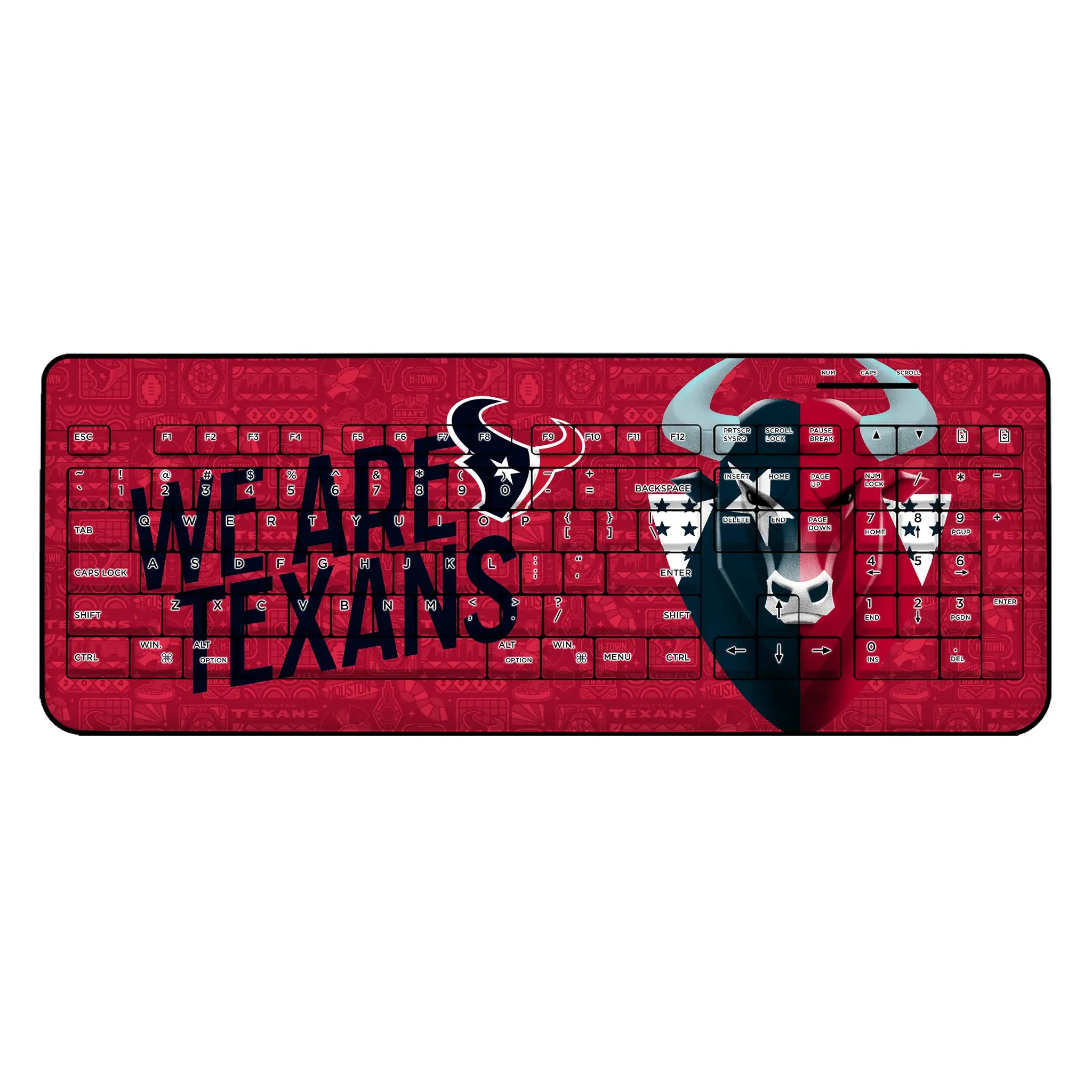Houston Texans Deco Wireless USB Keyboard