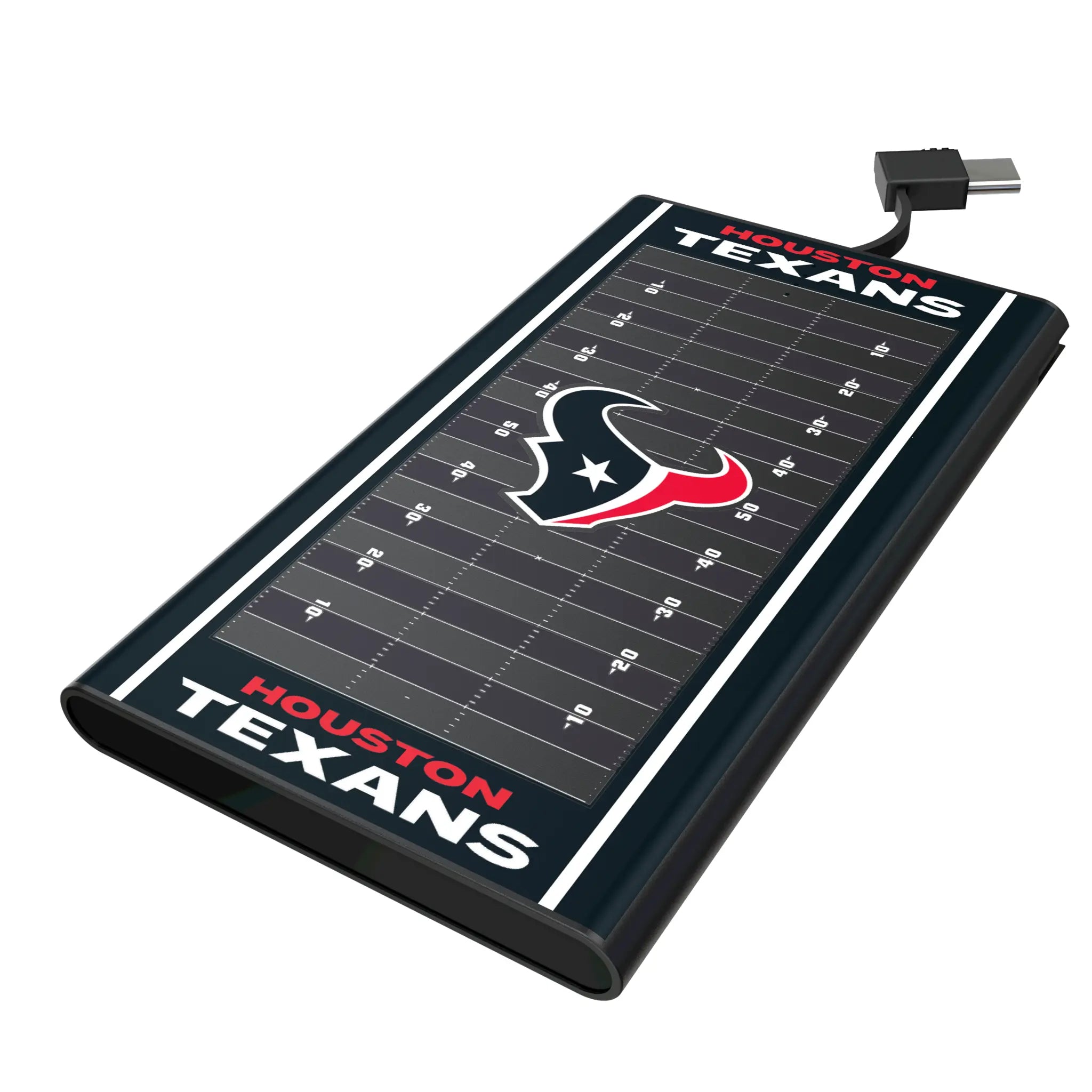 Houston Texans Field 5000mAh Flat Power Bank