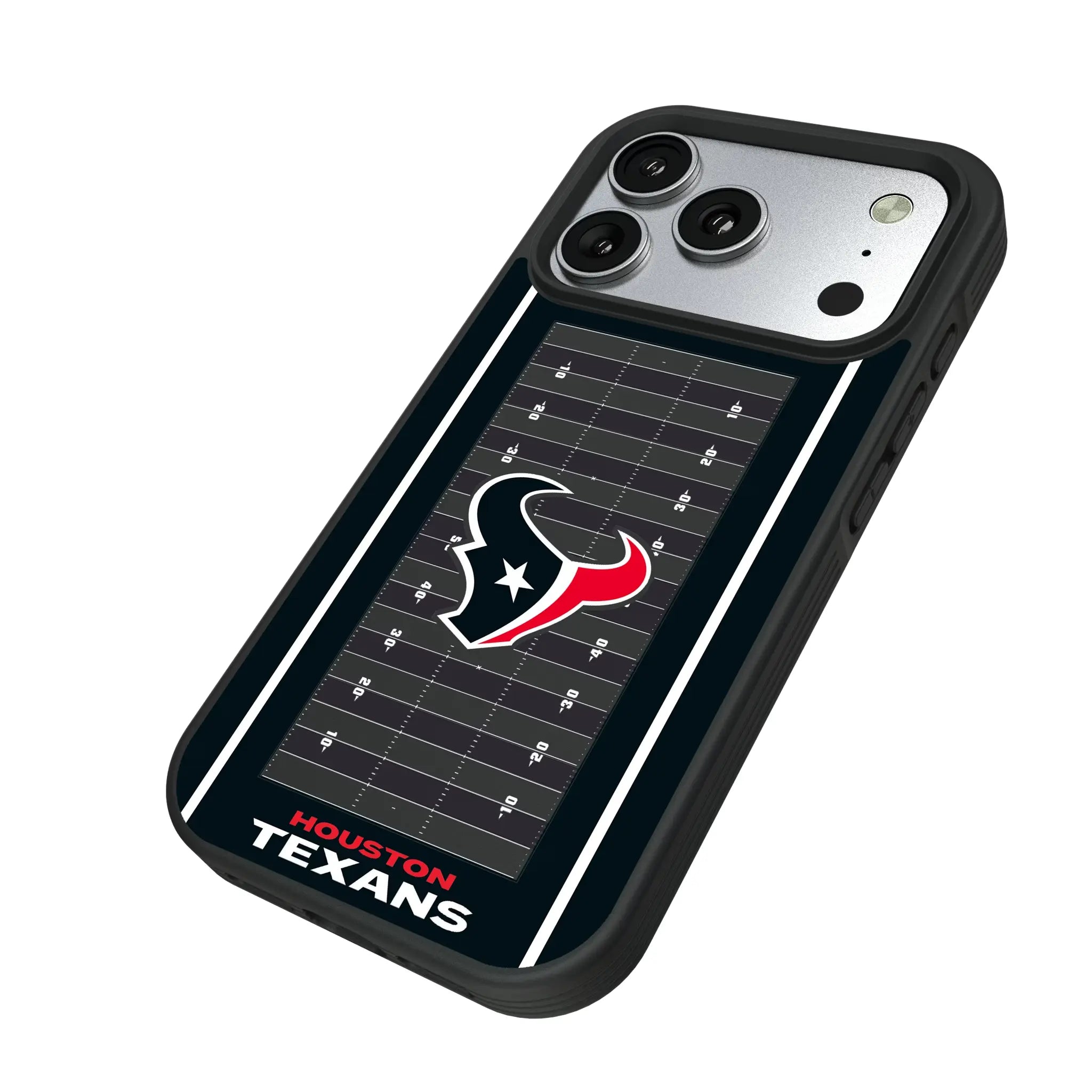 Houston Texans Field iPhone Bump Phone Case for Apple iPhone - Isometric View#Device_iPhone 17 Pro