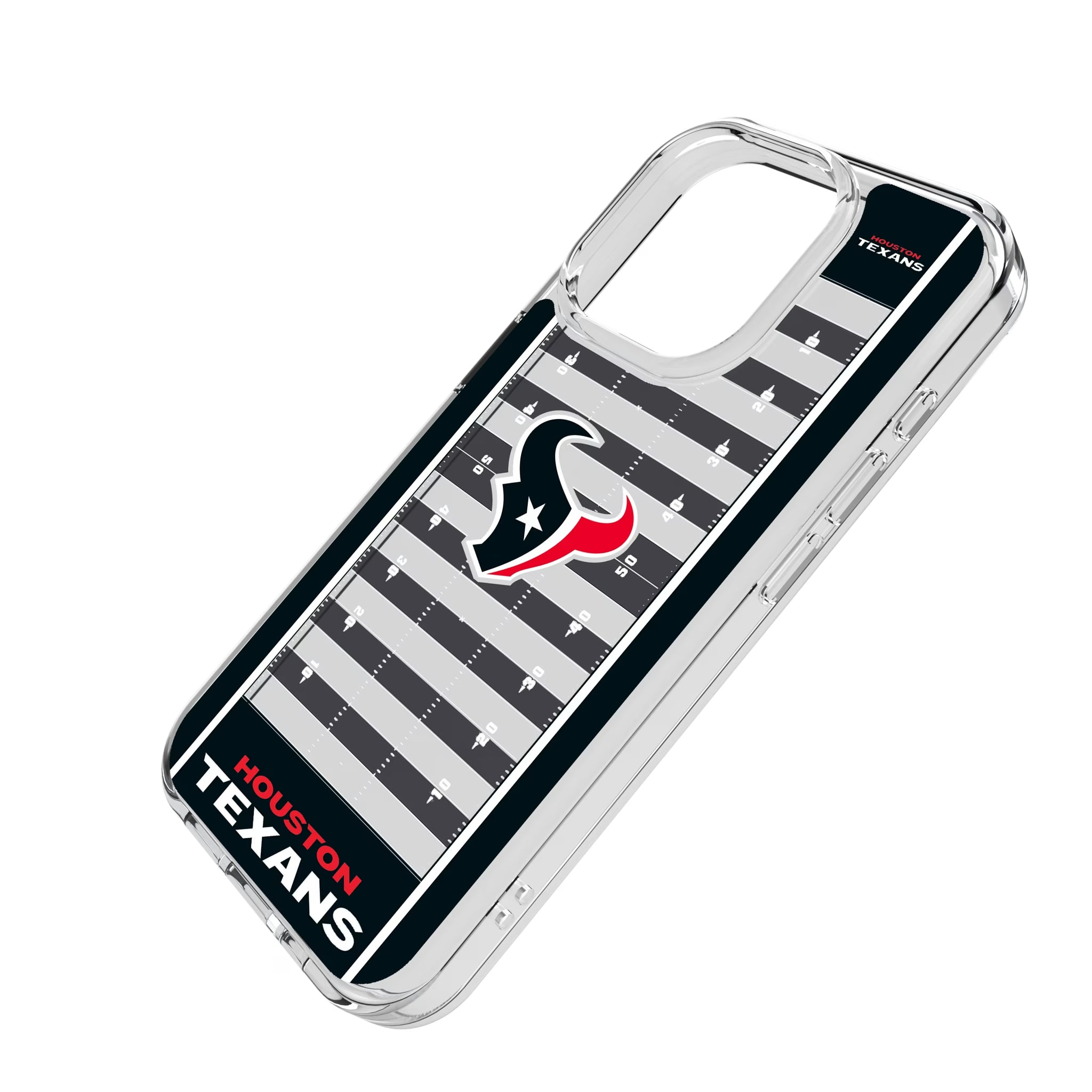 Houston Texans Field iPhone Clear Phone Case for Apple iPhone - Isometric View