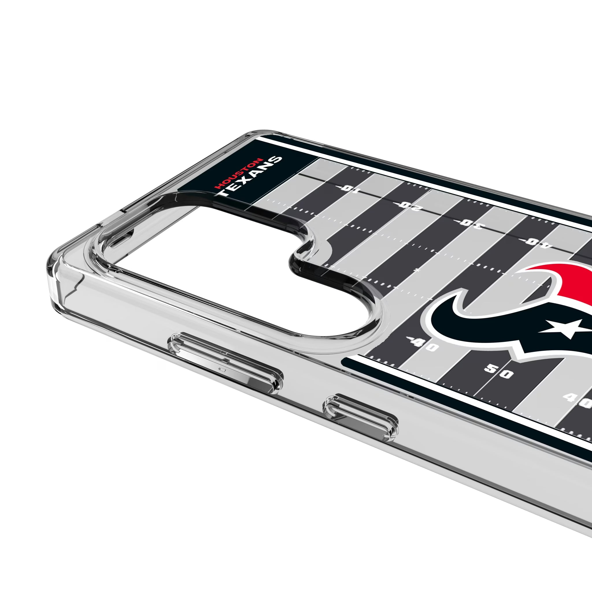 Houston Texans Field Galaxy Clear Phone Case for Samsung Galaxy - Detail