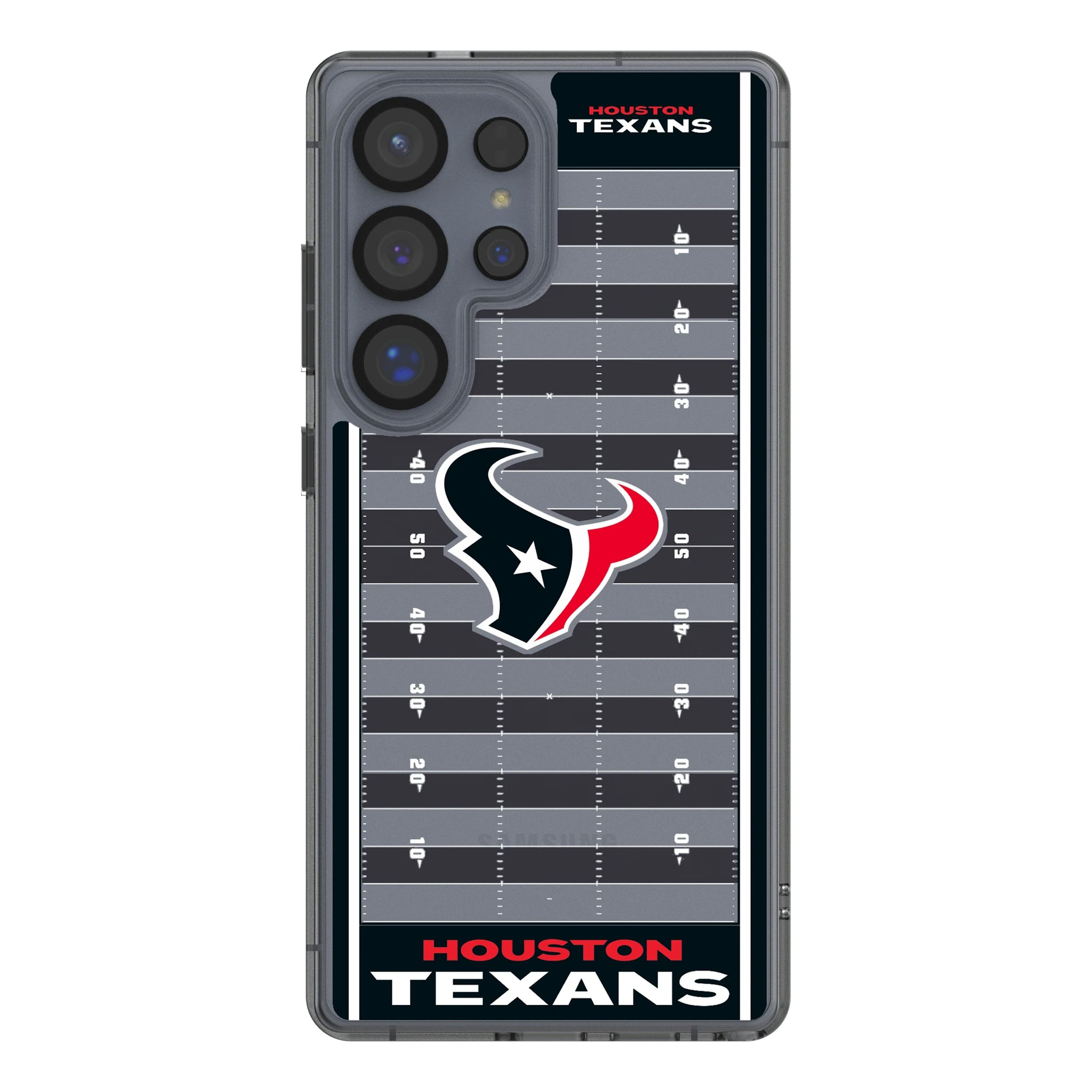 Houston Texans Field Galaxy Clear Phone Case for Samsung Galaxy