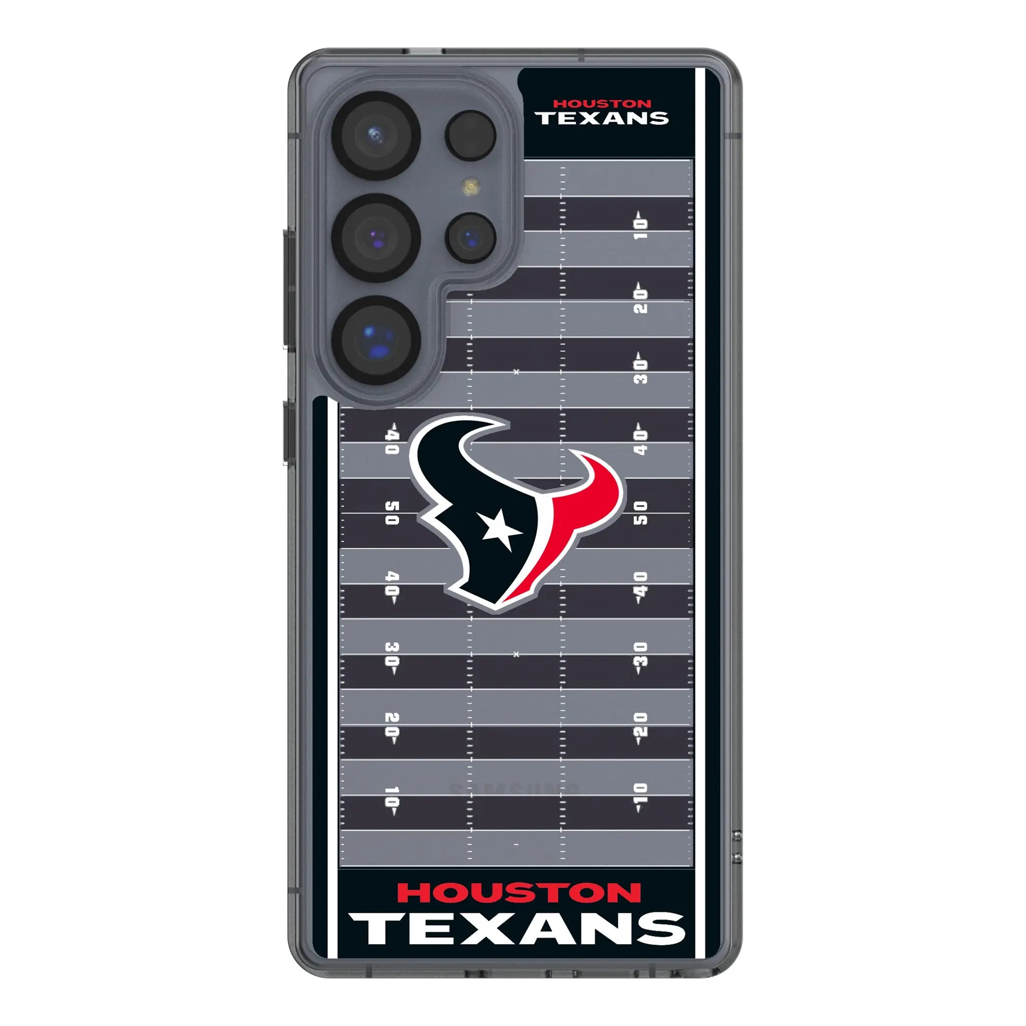 Houston Texans Field Galaxy Clear Phone Case for Samsung Galaxy#Device_Galaxy S25 Ultra