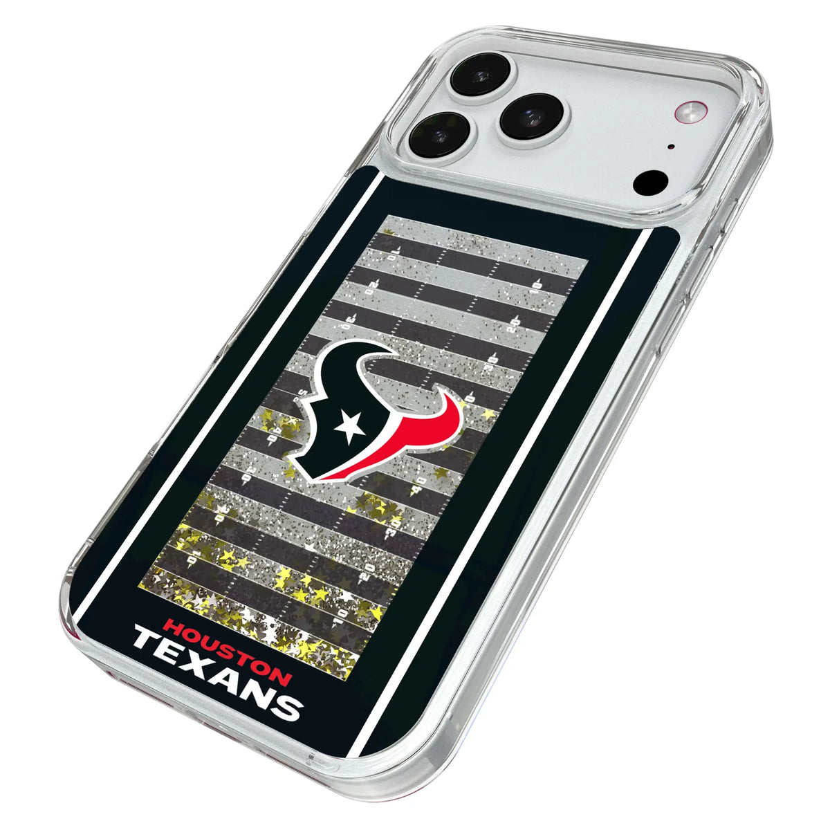 Houston Texans Field iPhone Glitter Phone Case for Apple iPhone - Isometric View#Device_iPhone 18 Pro Max