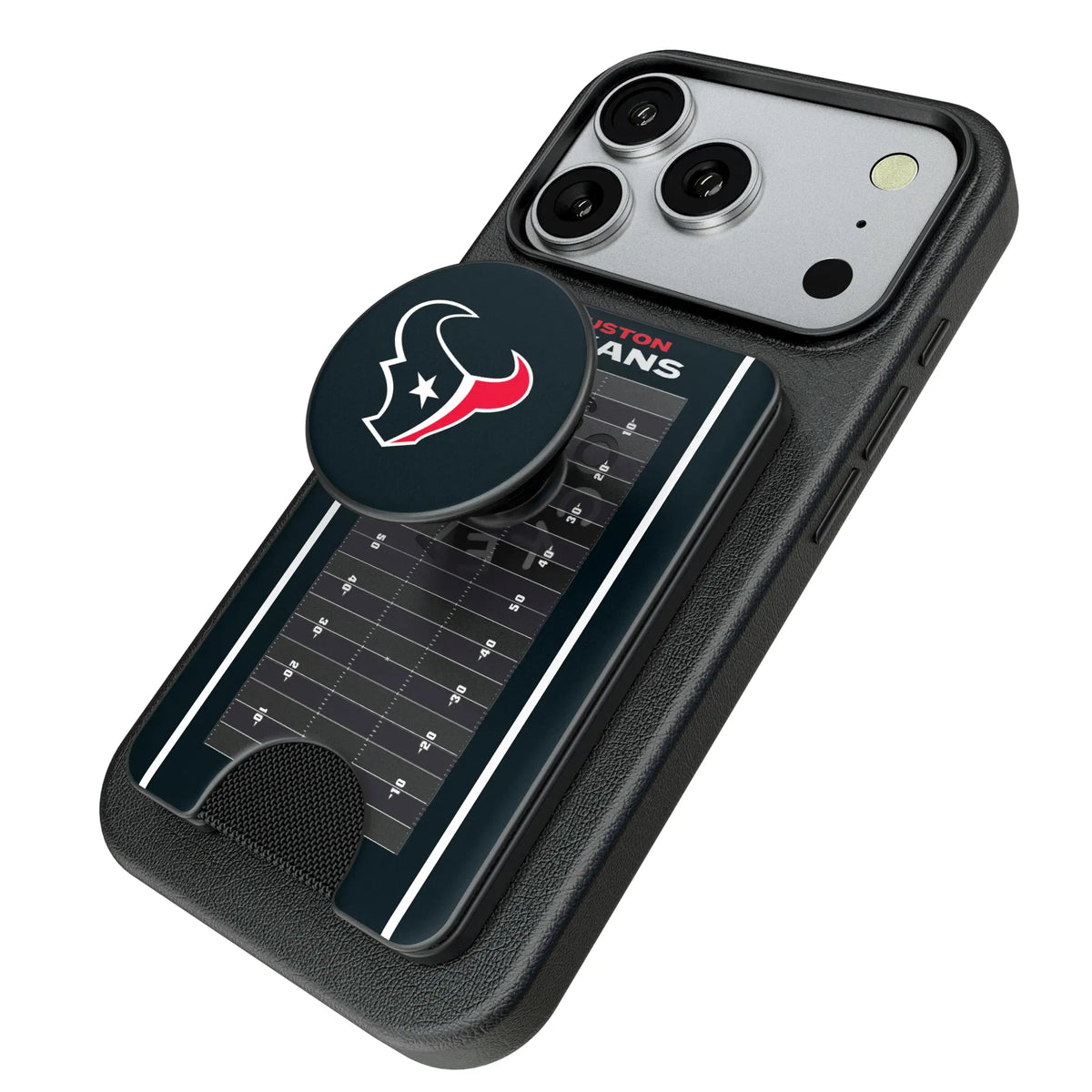 Houston Texans Field Popsockets Wallet Magnetic - Isometric View