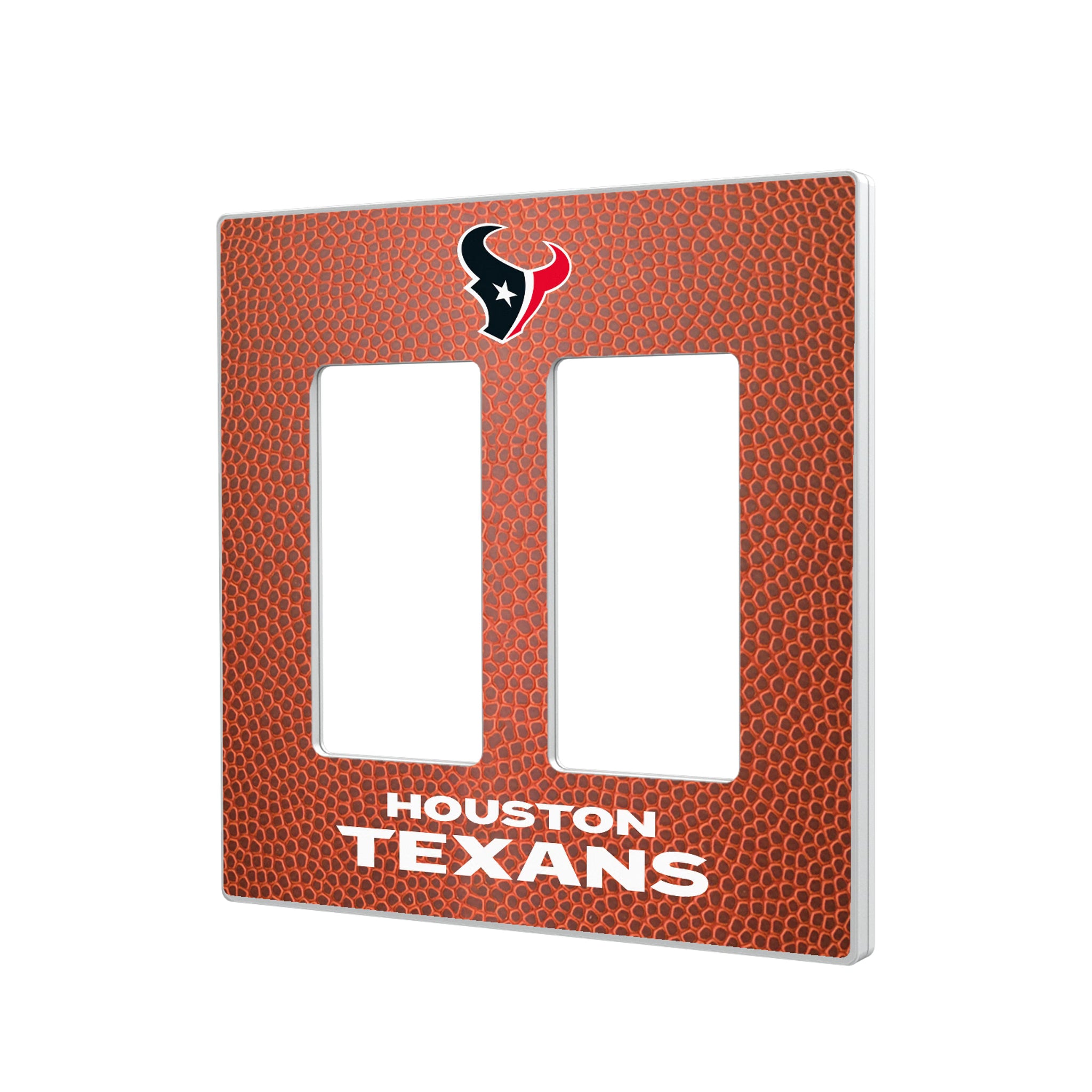 Houston Texans Football Hidden-Screw Light Switch Plate#Style_Double Rocker
