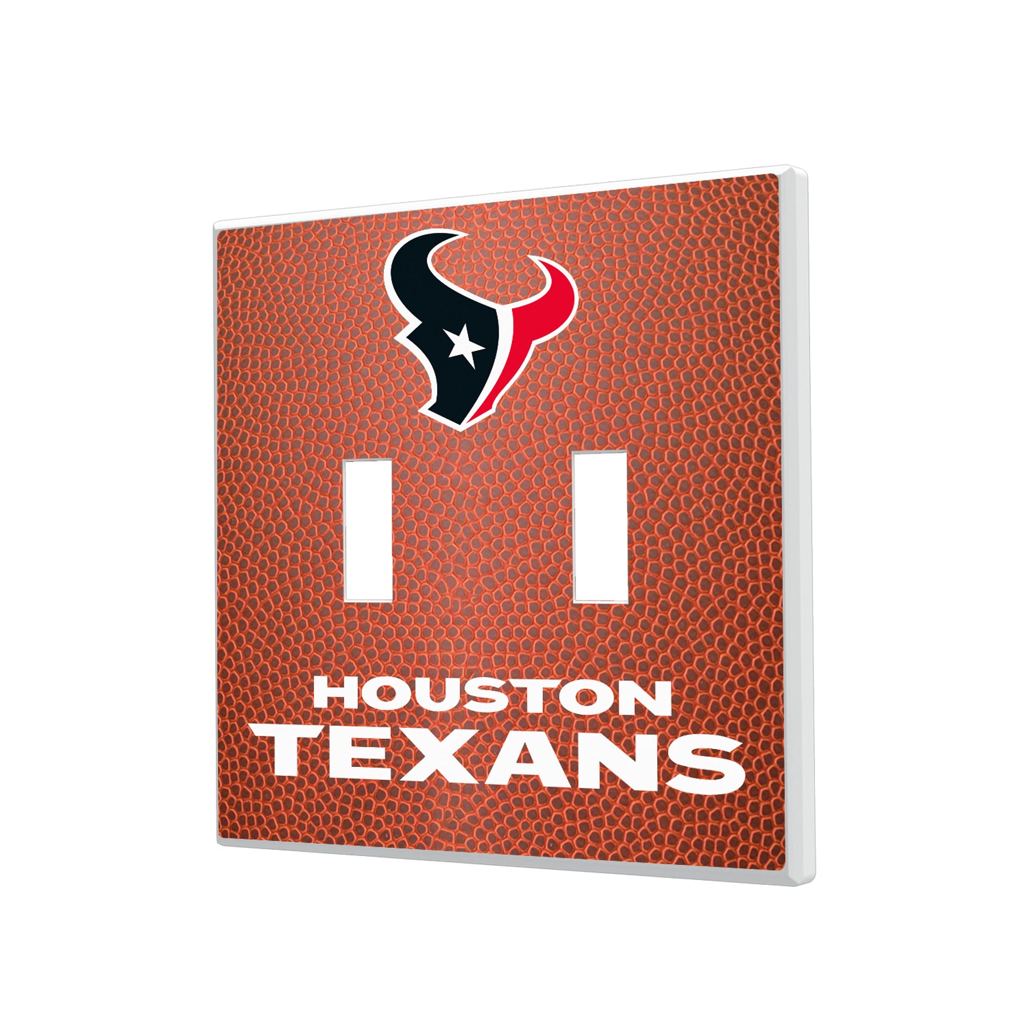 Houston Texans Football Hidden-Screw Light Switch Plate#Style_Double Toggle