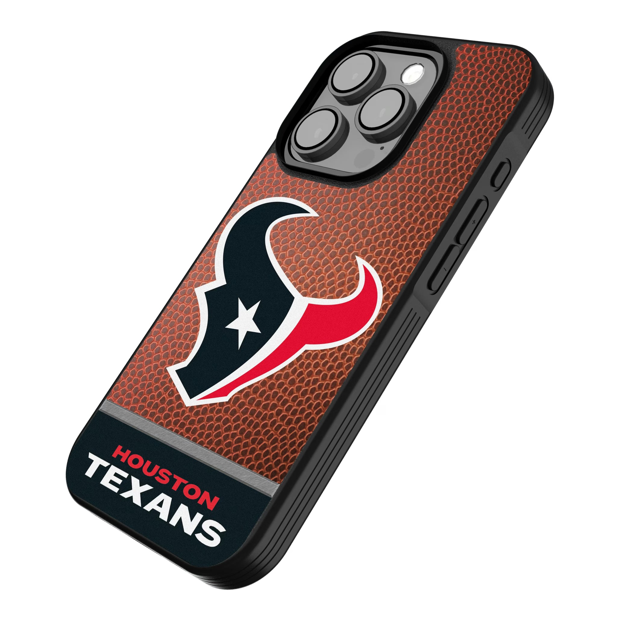 Houston Texans Football Wordmark iPhone Bump Phone Case for Apple iPhone - Isometric View