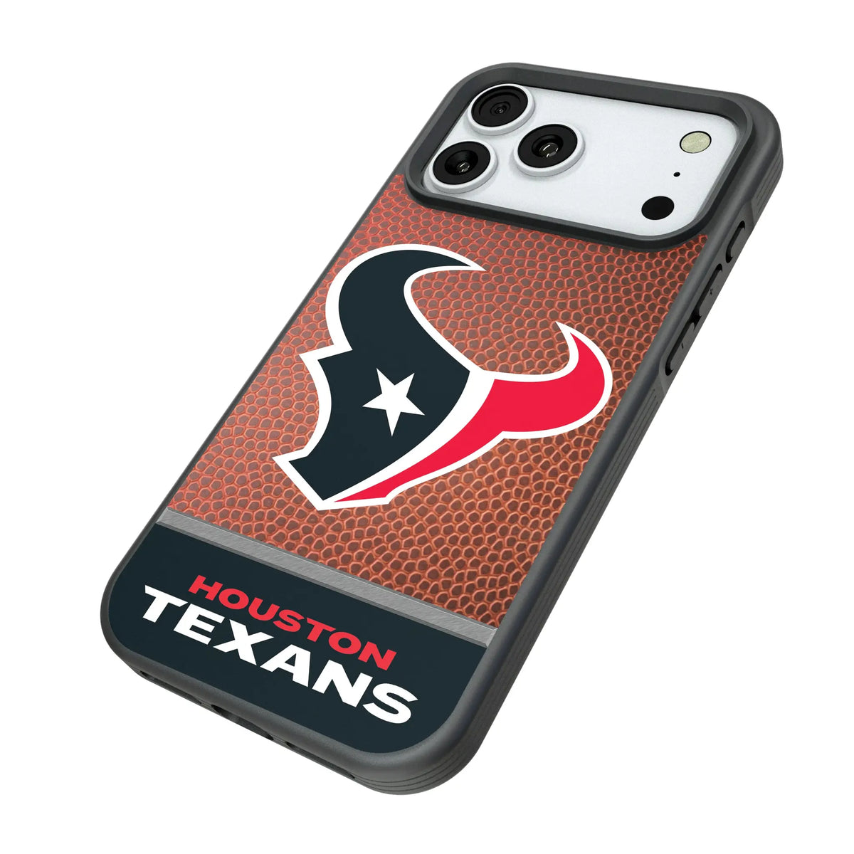 Houston Texans Football Wordmark iPhone Bump Phone Case for Apple iPhone - Isometric View#Device_iPhone 18 Pro Max