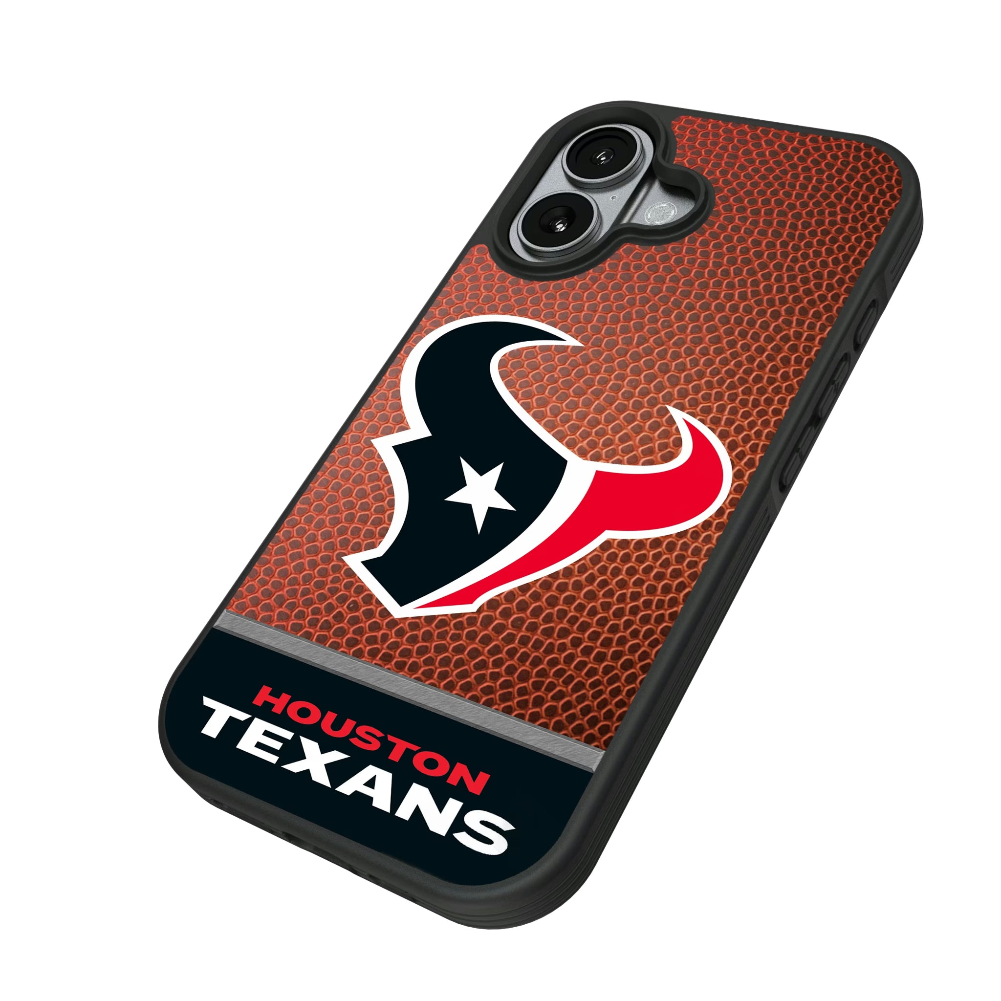 Houston Texans Football Wordmark iPhone Bump Phone Case for Apple iPhone - Isometric View#Device_iPhone 17