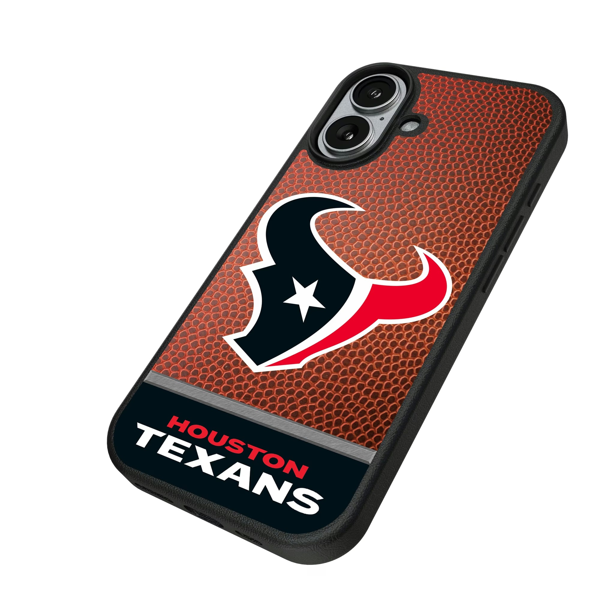 Houston Texans Football Wordmark iPhone MagSafe Compatible Phone Case for Apple iPhone - Isometric View#Device_iPhone 17