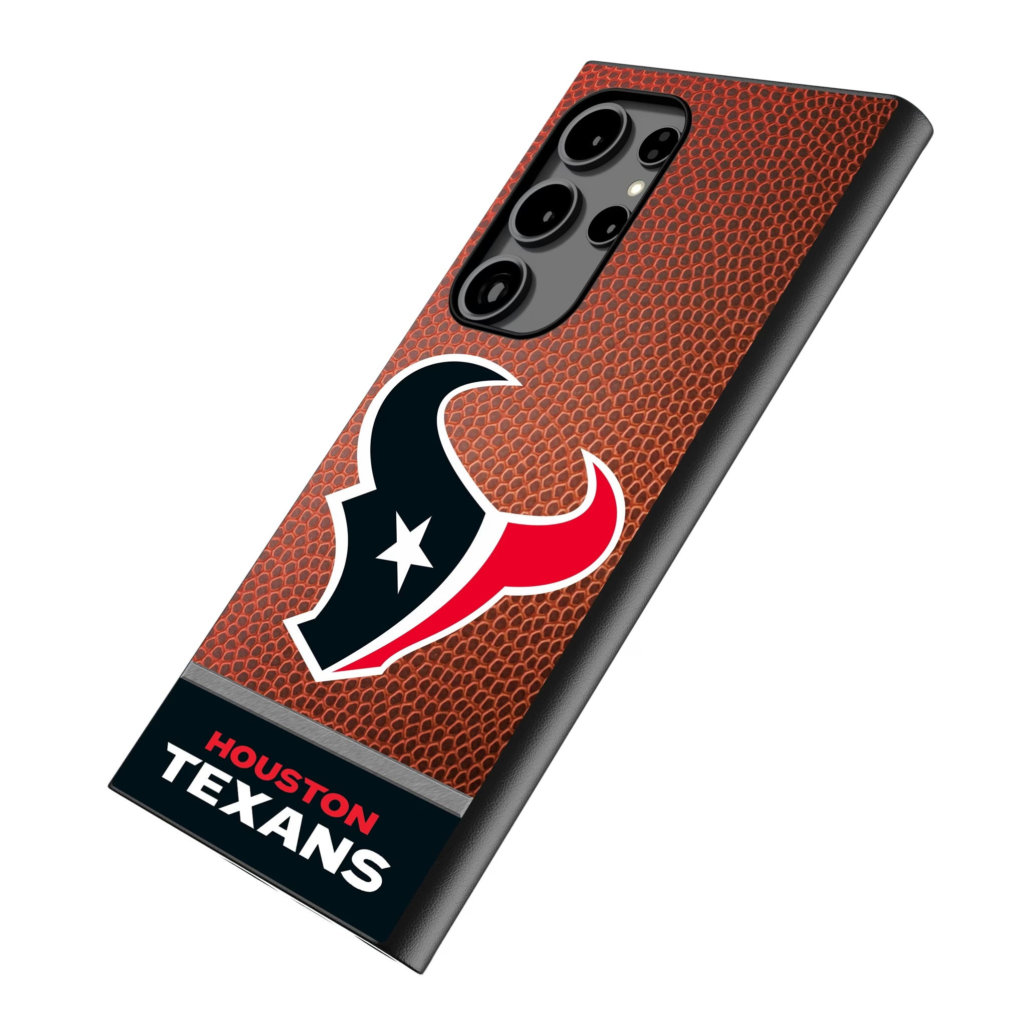 Houston Texans Football Wordmark Galaxy MagSafe Compatible Phone Case for Samsung Galaxy - Isometric View