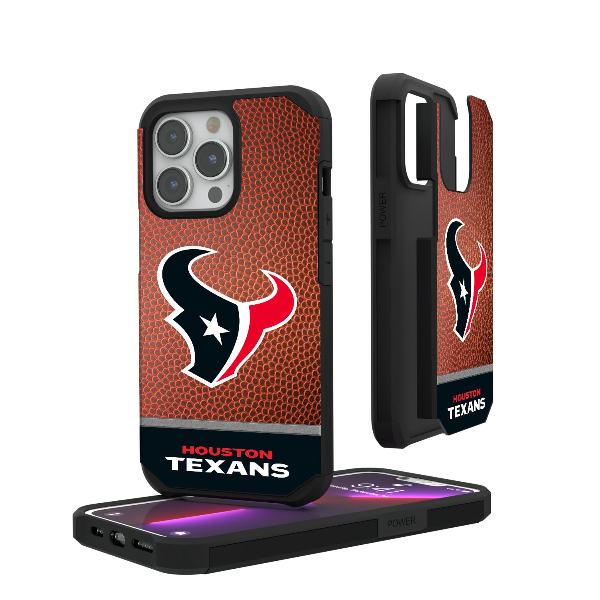 Houston Texans Football Wordmark iPhone Rugged Phone Case for Apple iPhone