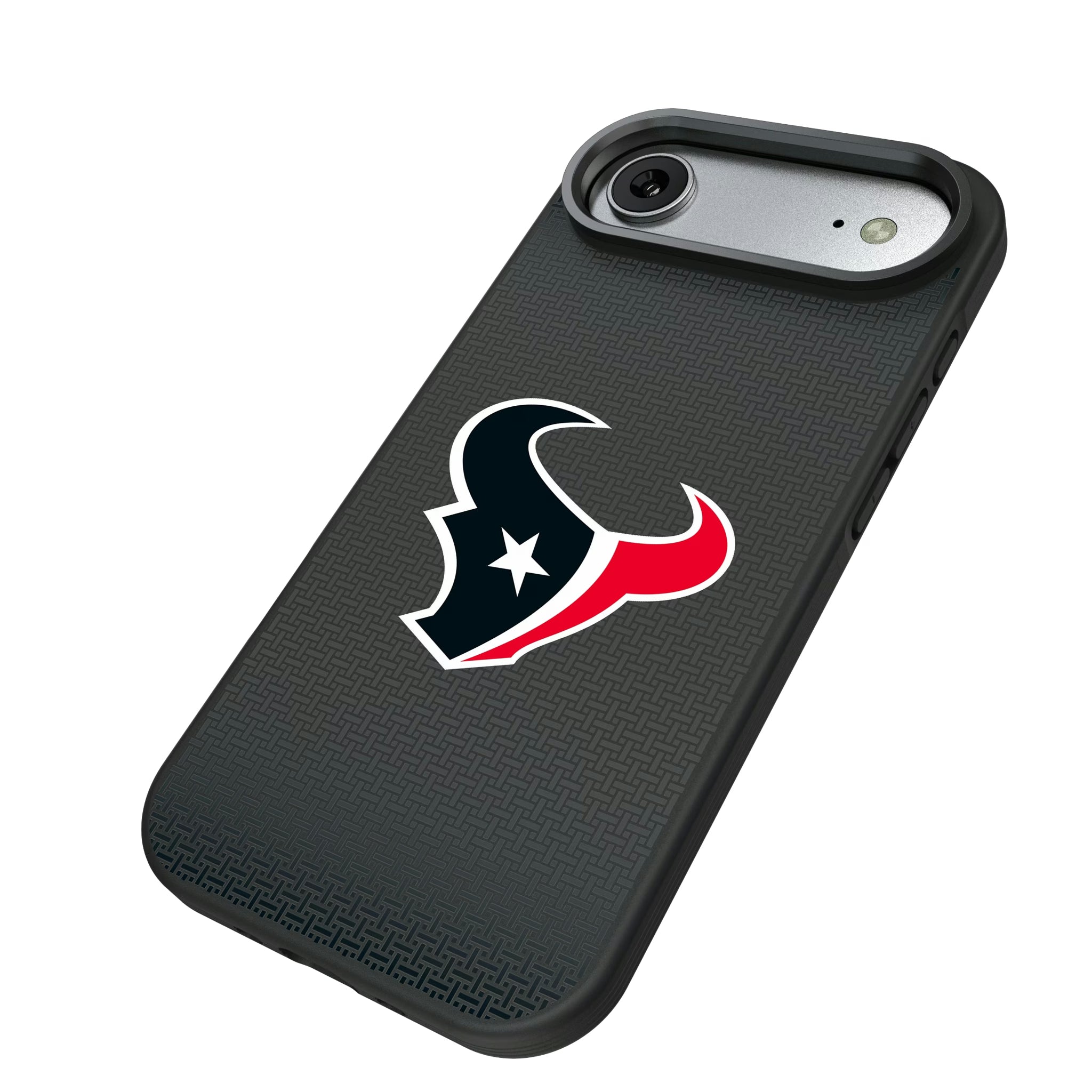 Houston Texans Linen iPhone Bump Phone Case for Apple iPhone - Isometric View#Device_iPhone Air