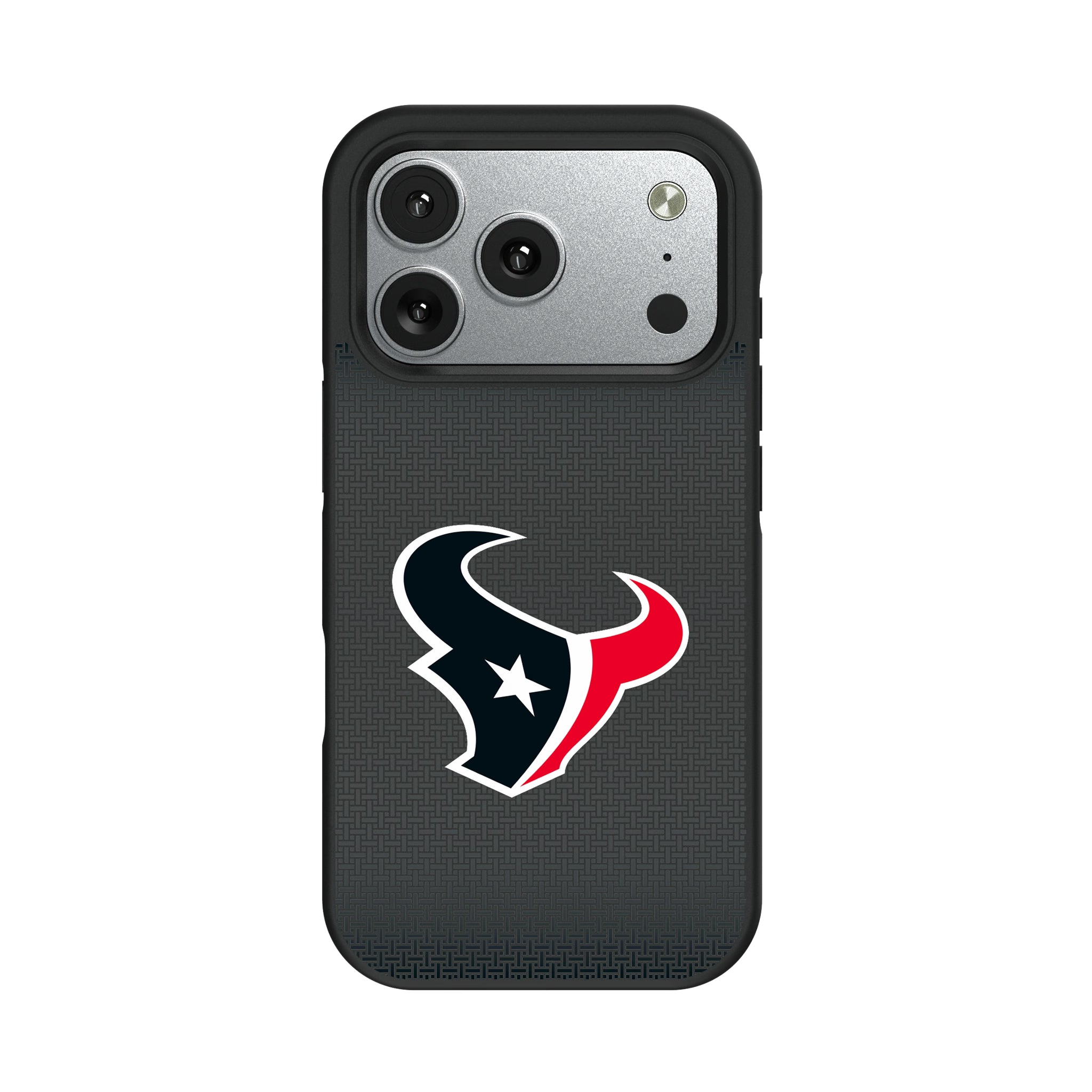 Houston Texans Linen iPhone Bump Phone Case for Apple iPhone#Device_iPhone 17 Pro
