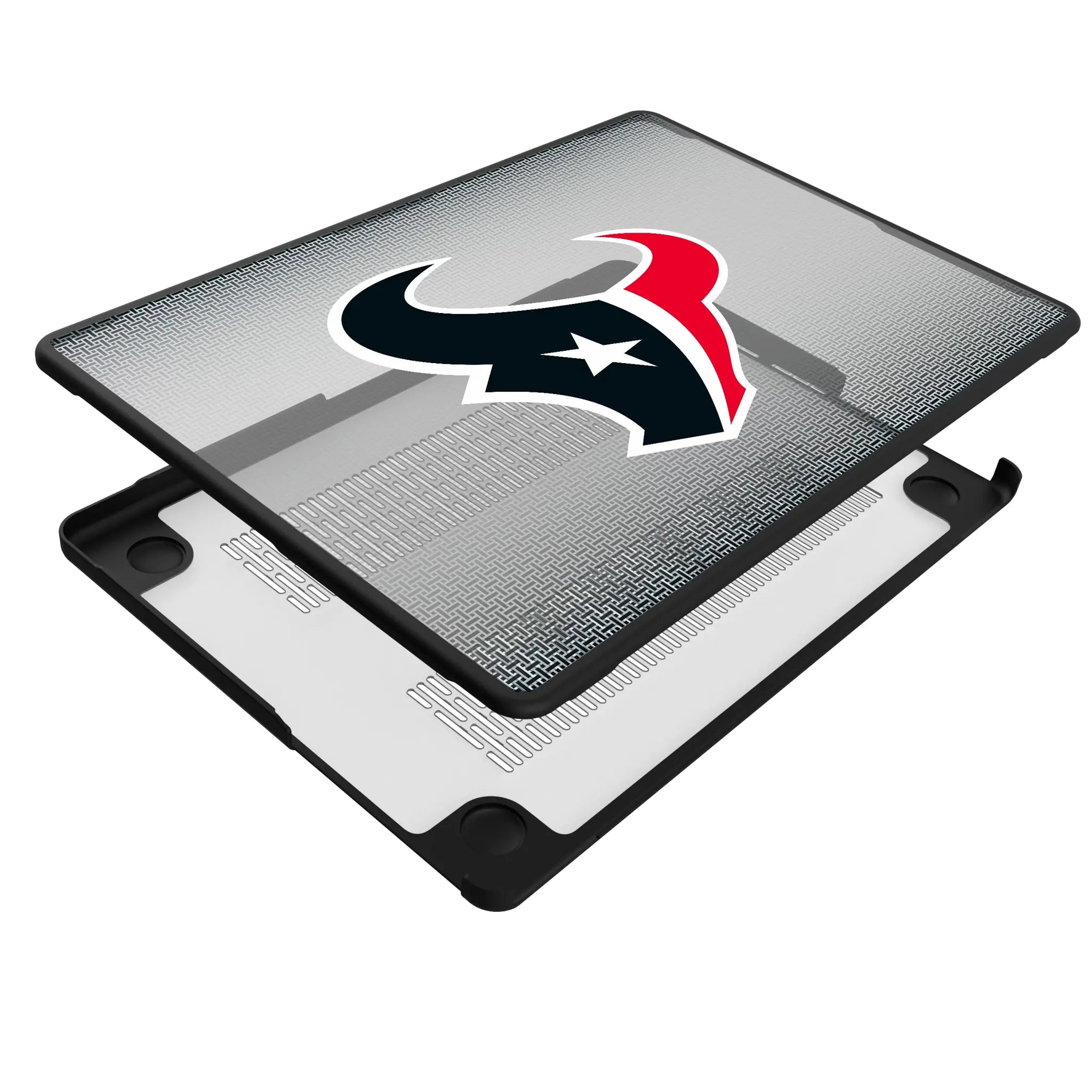 Houston Texans Linen MacBook Laptop Case for Apple MacBook - Isometric View
