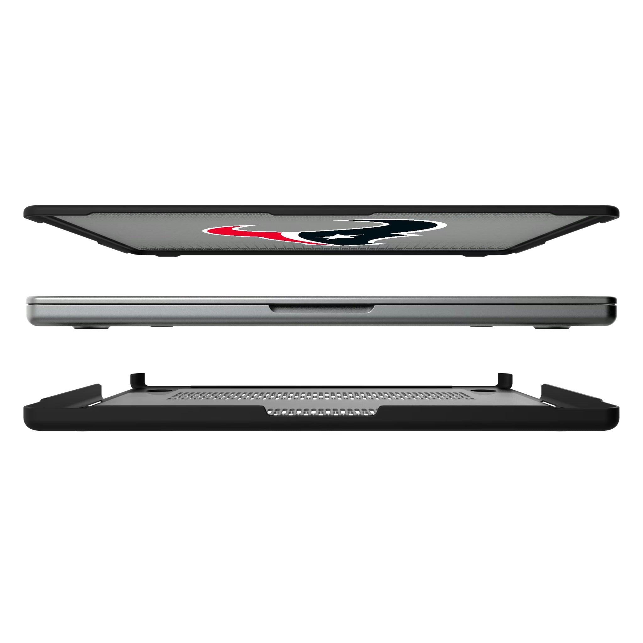 Houston Texans Linen MacBook Laptop Case for Apple MacBook#Device_MacBook Pro (14-inch, 2021) / MacBook Pro (14-inch, 2023) / MacBook Pro (14-inch, 2024)