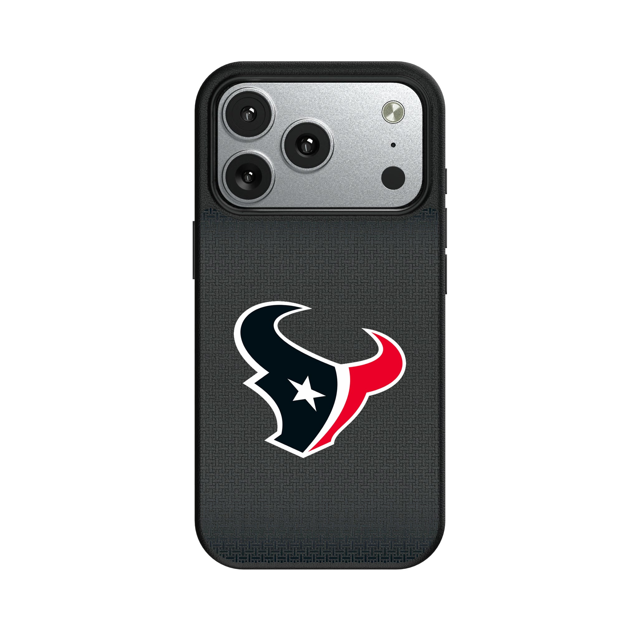 Houston Texans Linen iPhone MagSafe Compatible Phone Case for Apple iPhone#Device_iPhone 17 Pro
