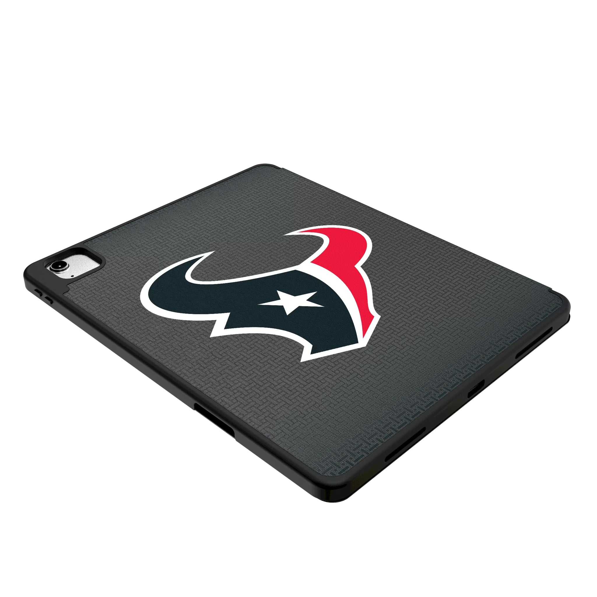 Houston Texans Linen iPad Tablet Case for Apple iPad - Isometric View