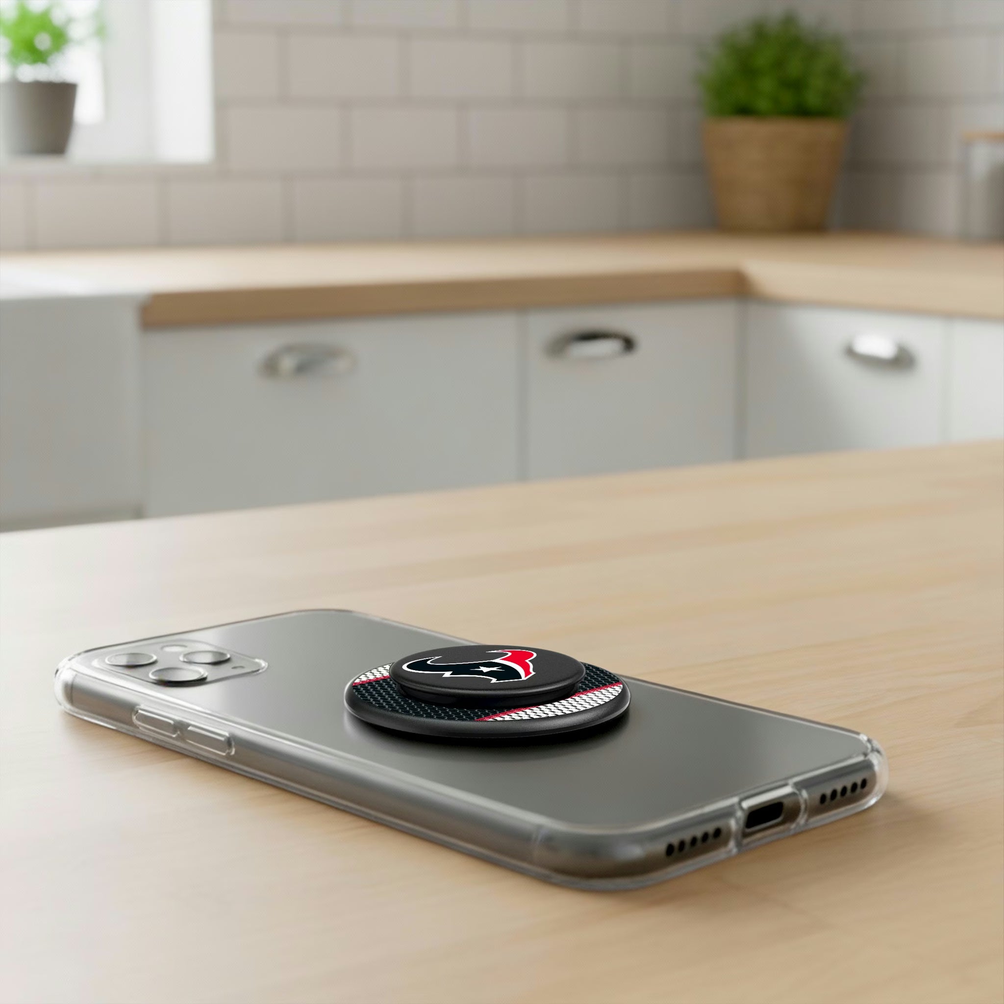 Houston Texans Mesh Popsockets Round Magnetic - Lifestyle