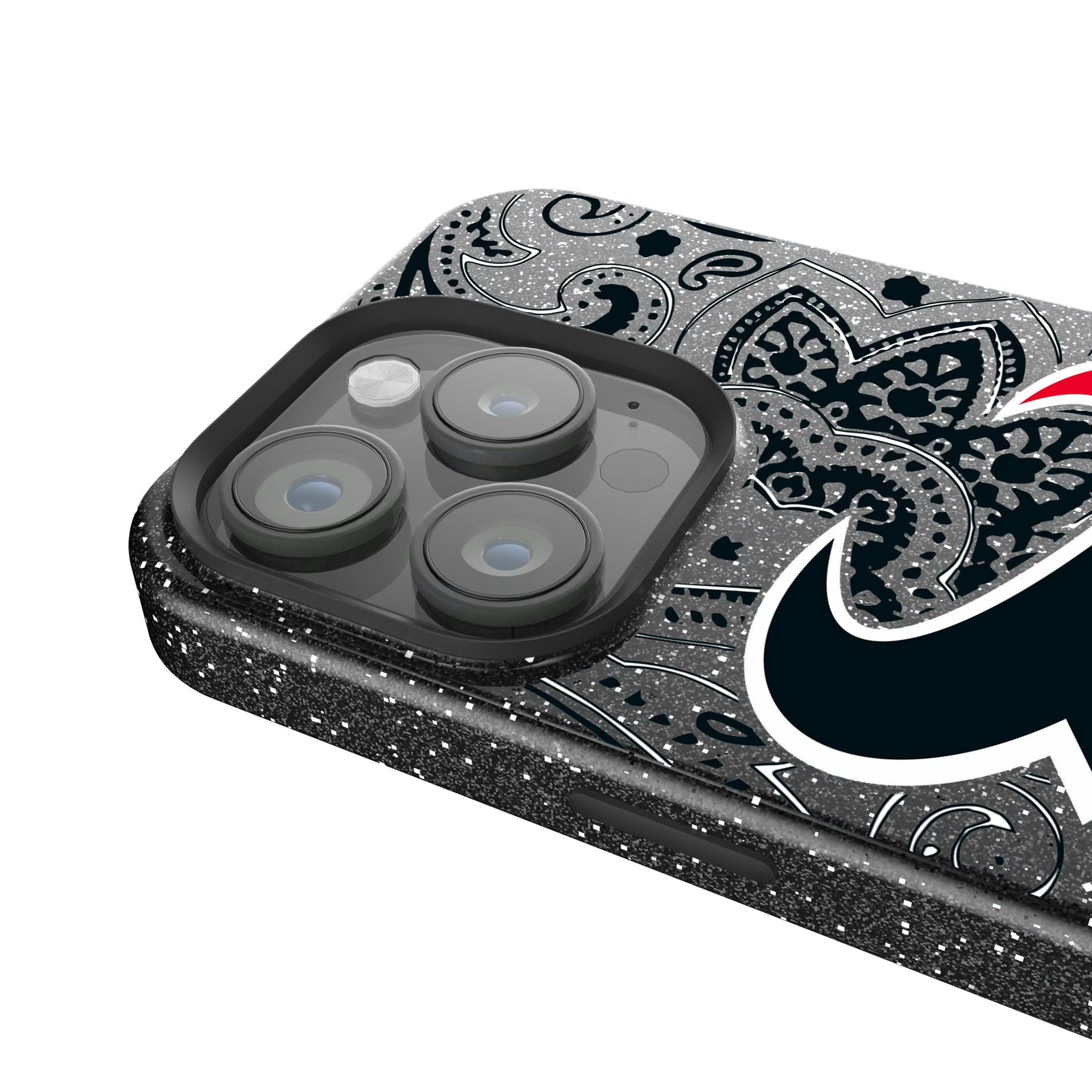 Houston Texans Paisley iPhone Bling Phone Case for Apple iPhone - Detail