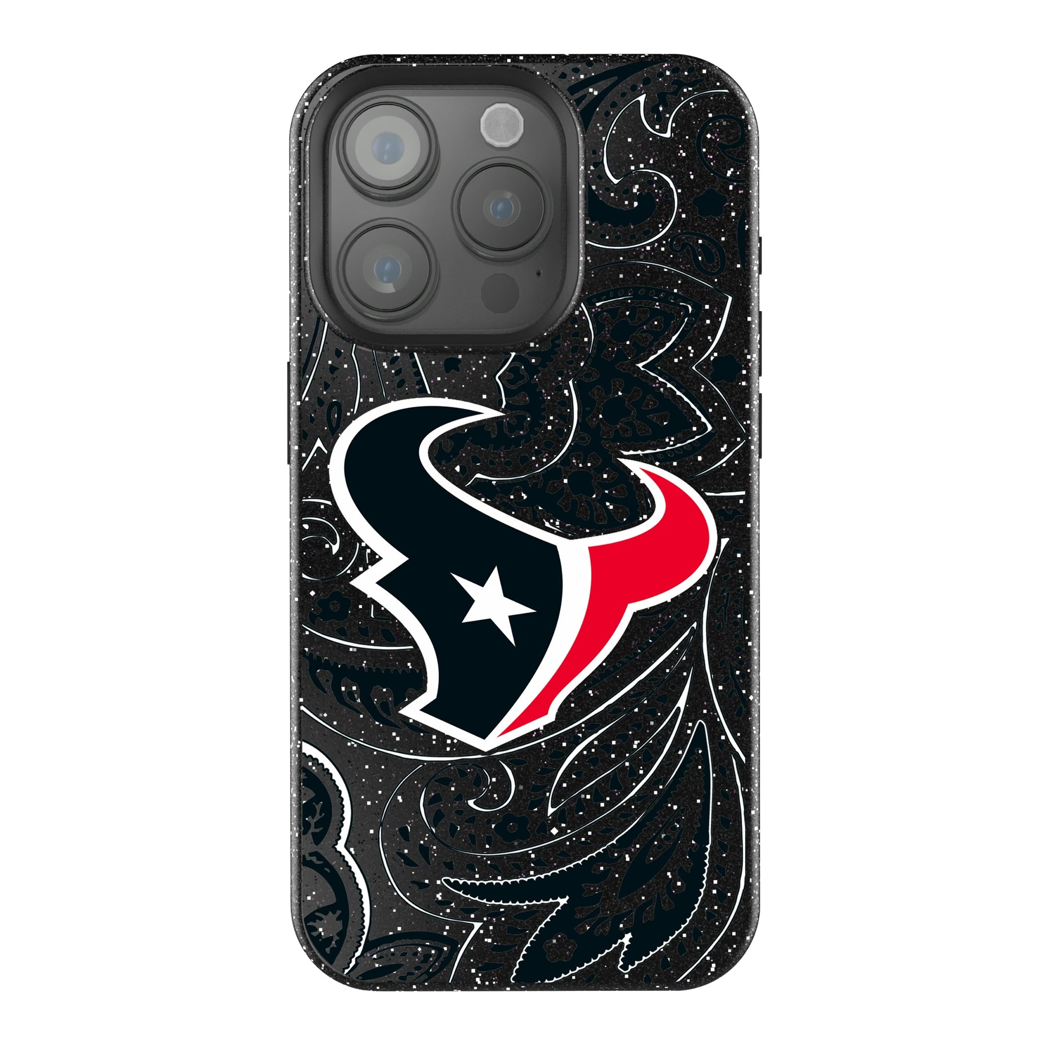 Houston Texans Paisley iPhone Bling Phone Case for Apple iPhone