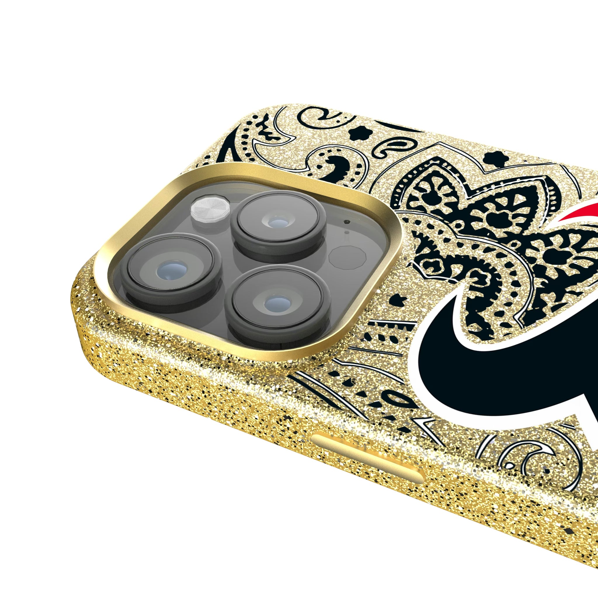 Houston Texans Paisley iPhone Bling Phone Case for Apple iPhone - Detail