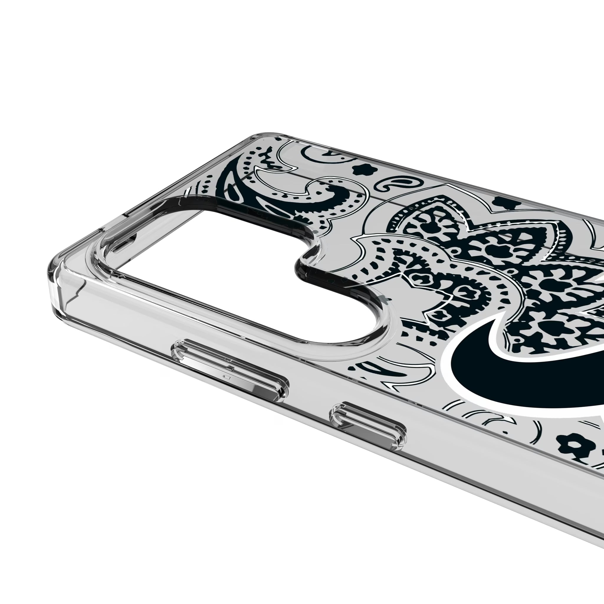 Houston Texans Paisley Galaxy Clear Phone Case for Samsung Galaxy - Detail
