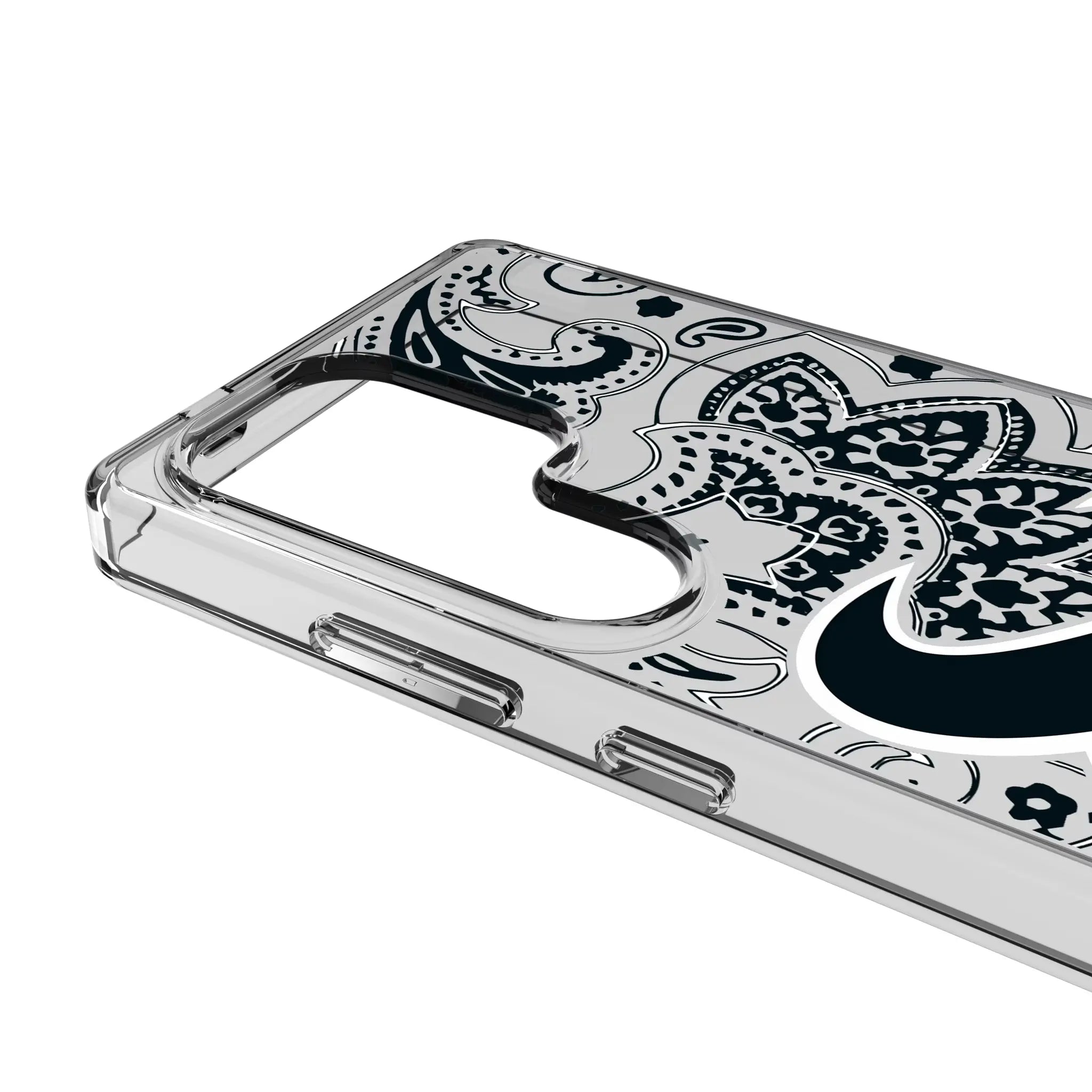 Houston Texans Paisley Galaxy Clear Phone Case for Samsung Galaxy - Detail#Device_Galaxy S25 Ultra