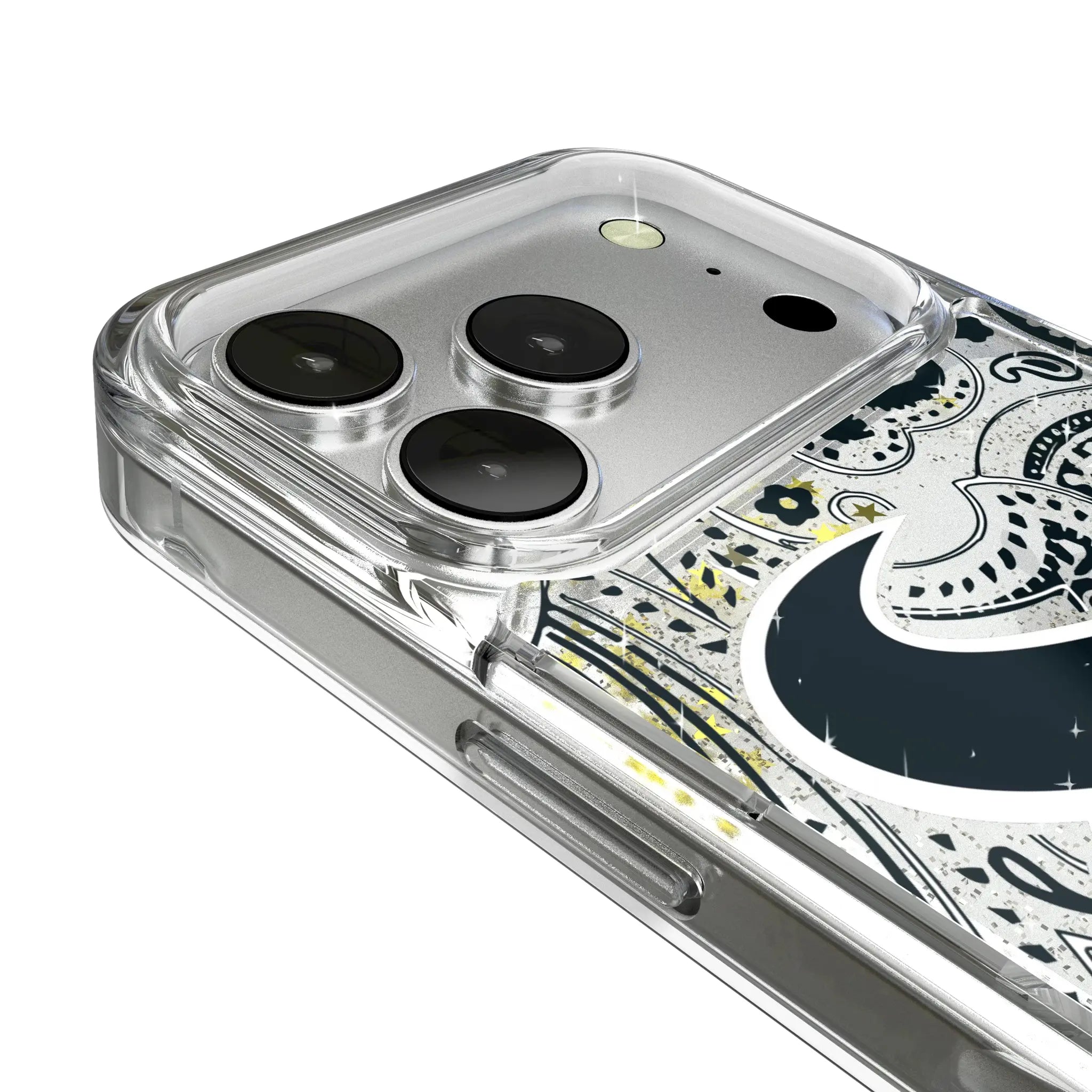 Houston Texans Paisley iPhone Glitter Phone Case for Apple iPhone - Detail