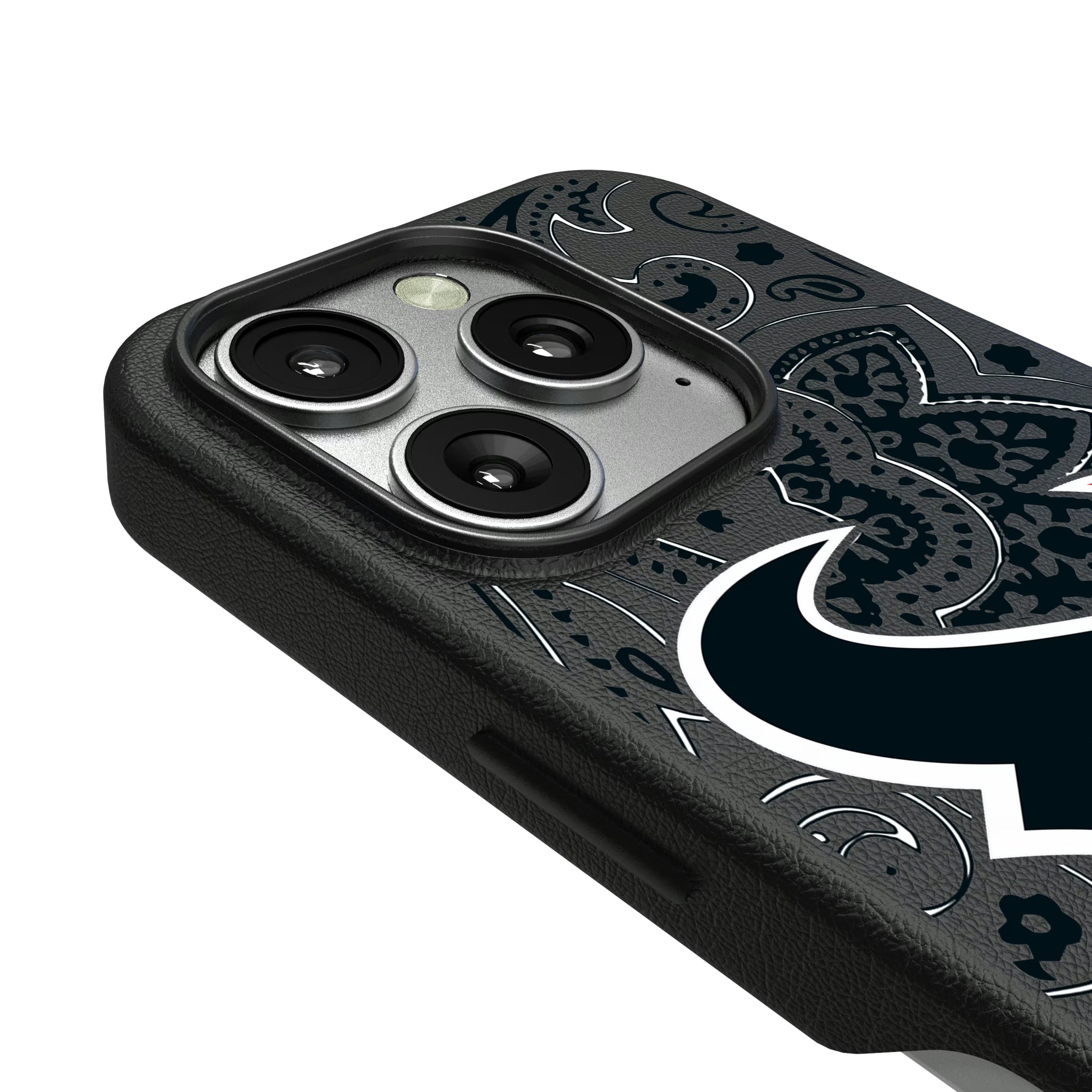 Houston Texans Paisley iPhone MagSafe Compatible Phone Case for Apple iPhone - Detail