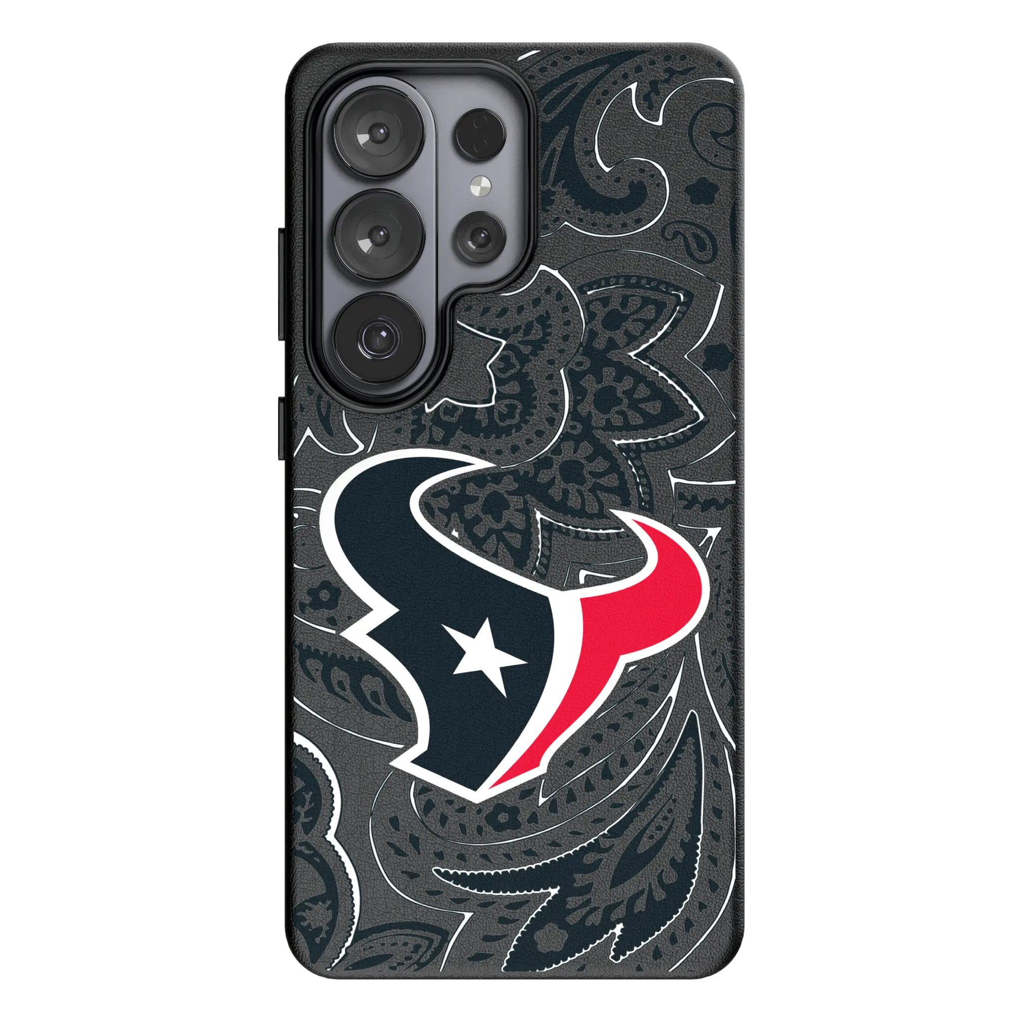 Houston Texans Paisley Galaxy MagSafe Compatible Phone Case for Samsung Galaxy#Device_Galaxy S26 Ultra