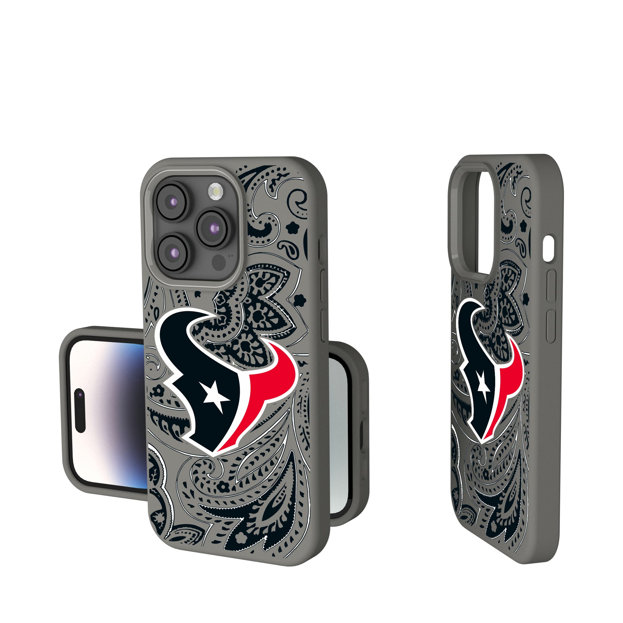 Houston Texans Paisley iPhone Soft Touch Phone Case for Apple iPhone