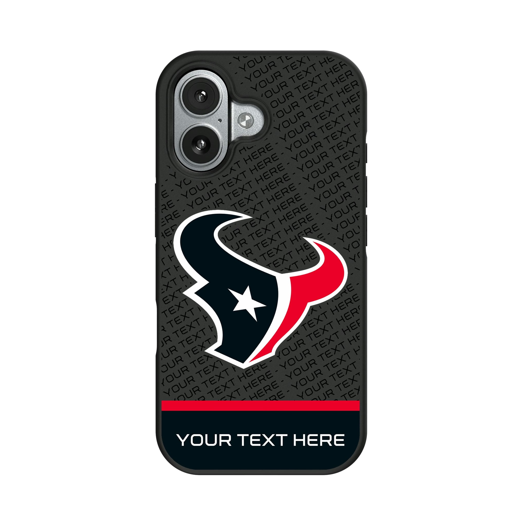 Houston Texans Personalized EndZone Plus iPhone Bump Phone Case for Apple iPhone#Device_iPhone 17