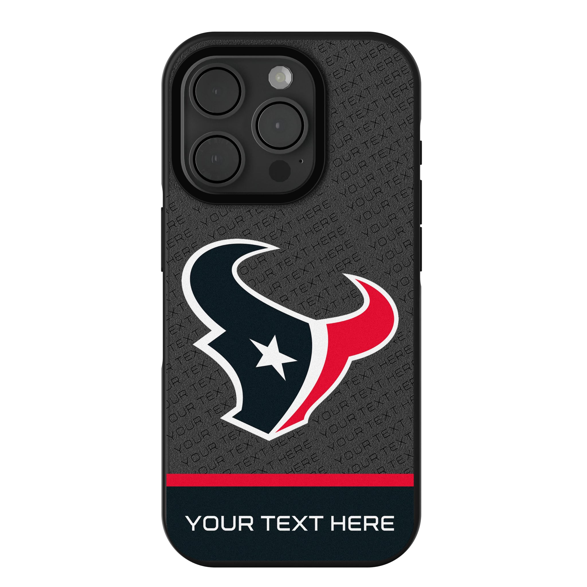 Houston Texans Personalized EndZone Plus iPhone Bump Phone Case for Apple iPhone
