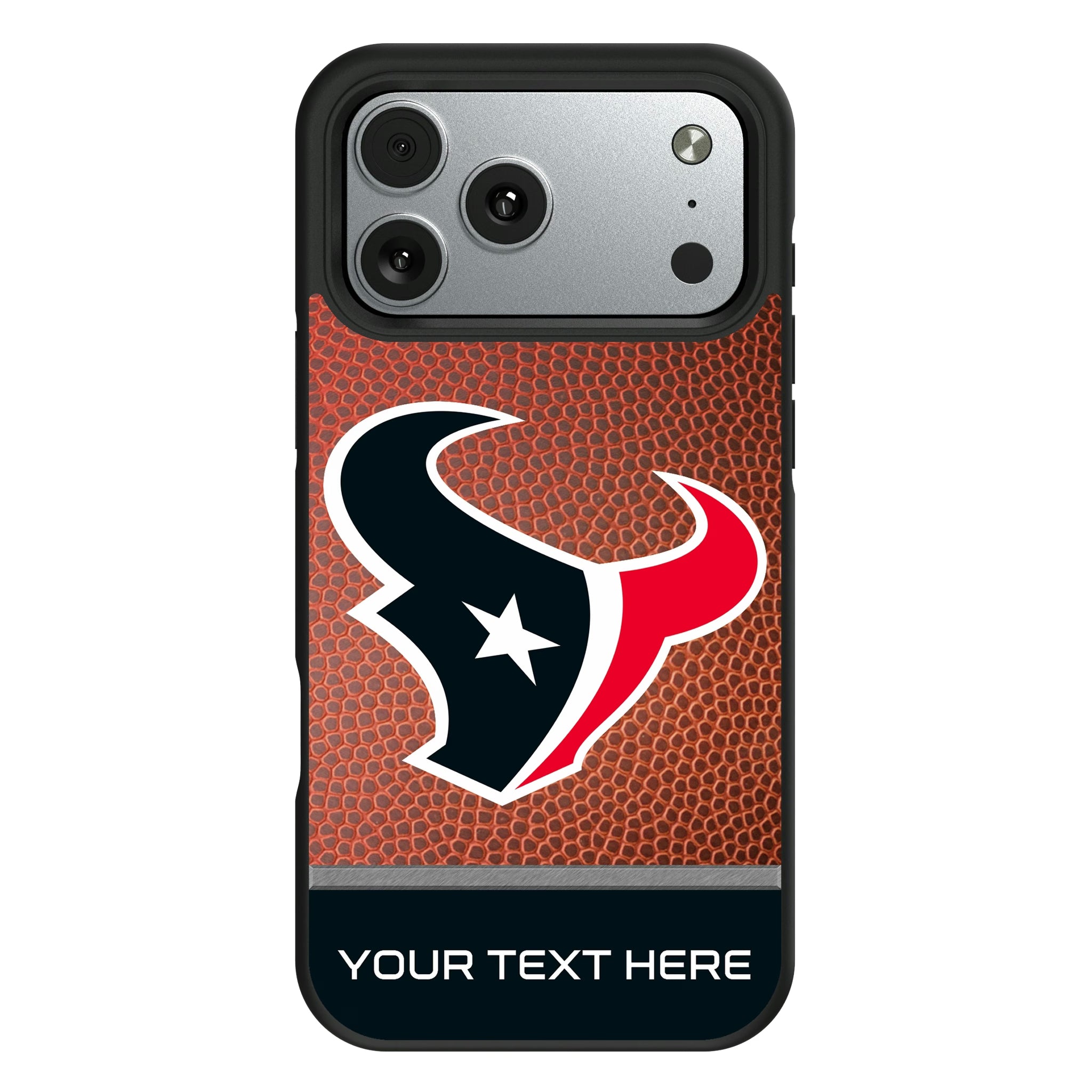 Houston Texans Personalized Football iPhone Bump Phone Case for Apple iPhone#Device_iPhone 17 Pro Max