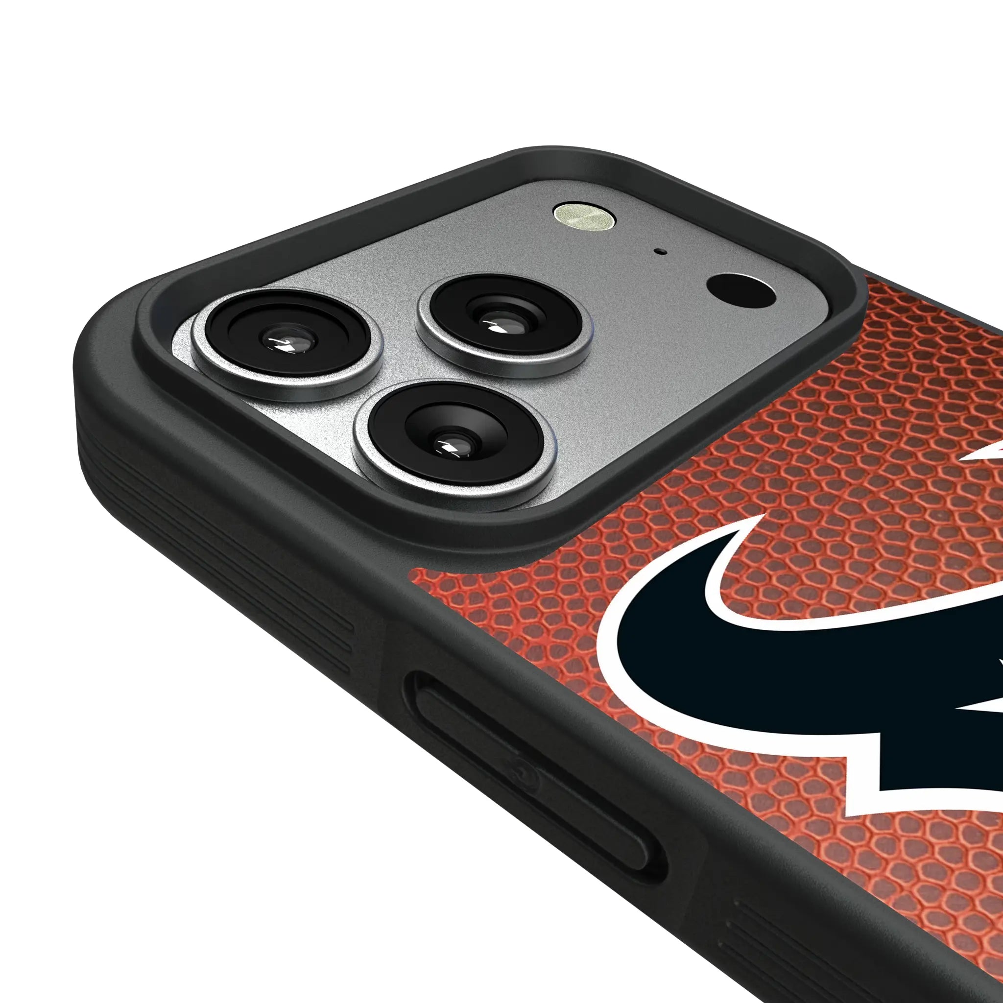 Houston Texans Personalized Football iPhone Bump Phone Case for Apple iPhone - Detail#Device_iPhone 17 Pro