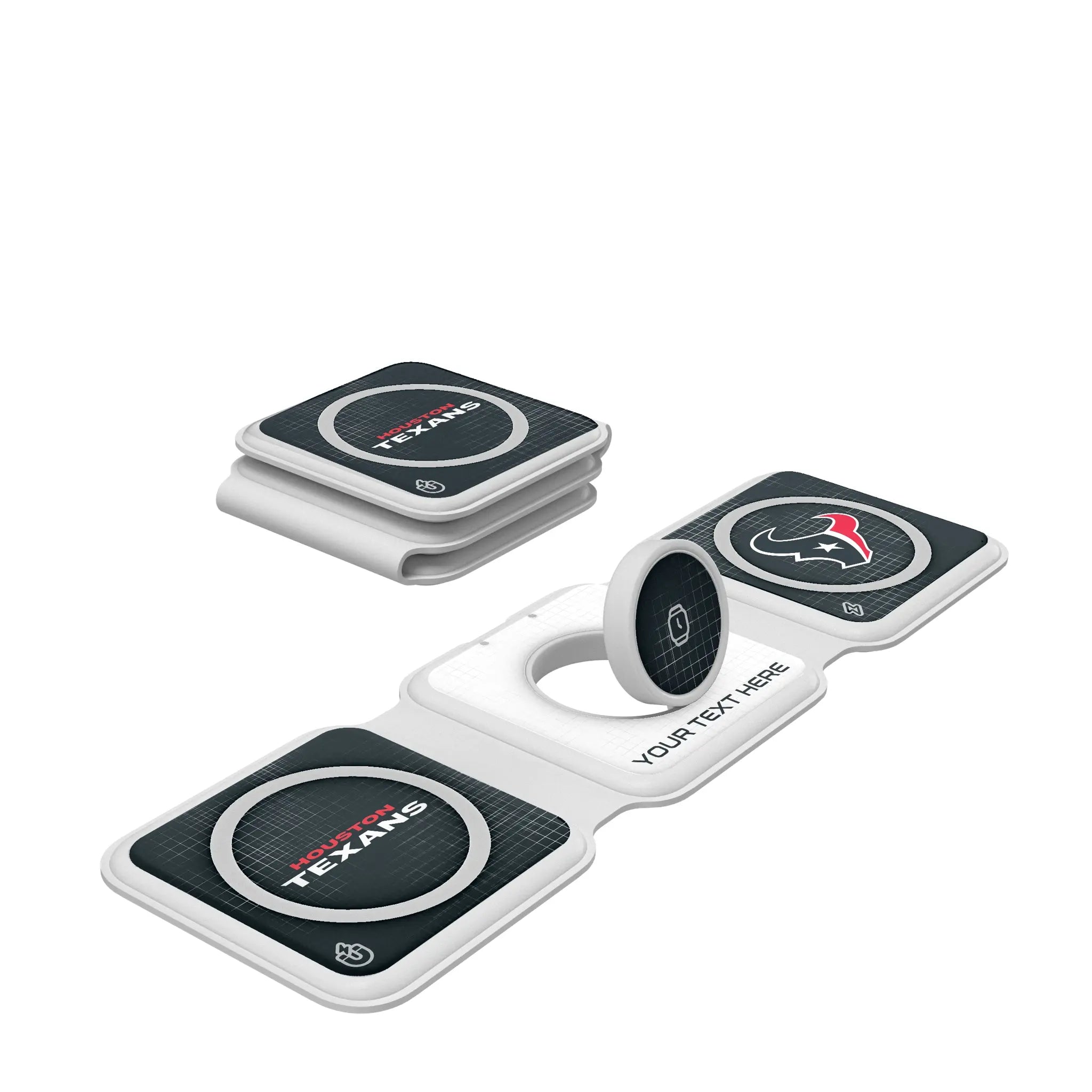 Houston Texans Personalized Hatch Foldable 3 in 1 Charger