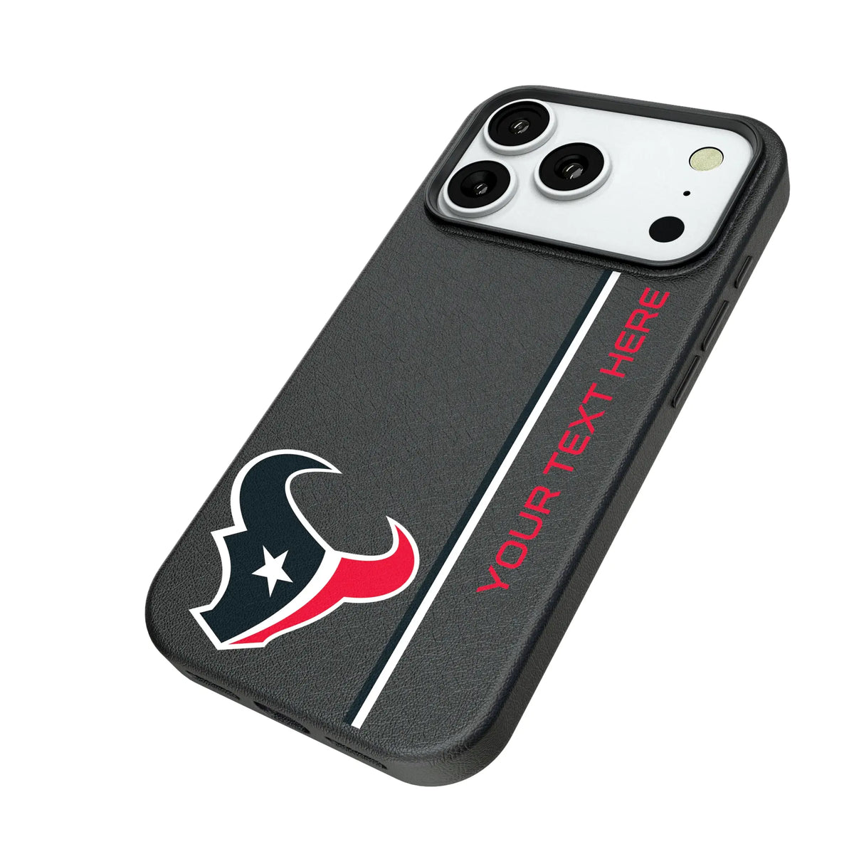 Houston Texans Personalized Sidebard iPhone MagSafe Compatible Phone Case for Apple iPhone - Isometric View#Device_iPhone 18 Pro