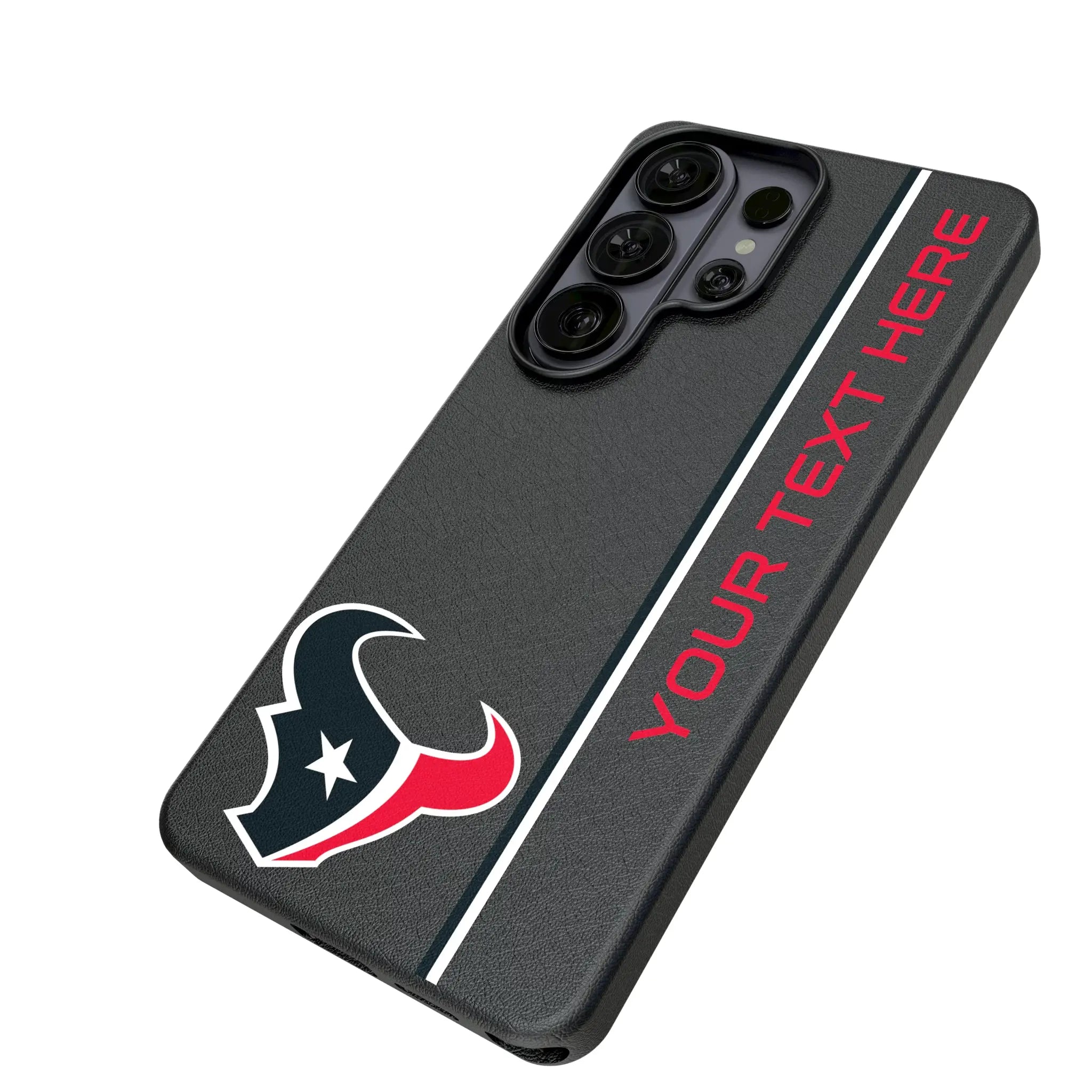 Houston Texans Personalized Sidebard Galaxy MagSafe Compatible Phone Case for Samsung Galaxy - Isometric View#Device_Galaxy S26 Ultra