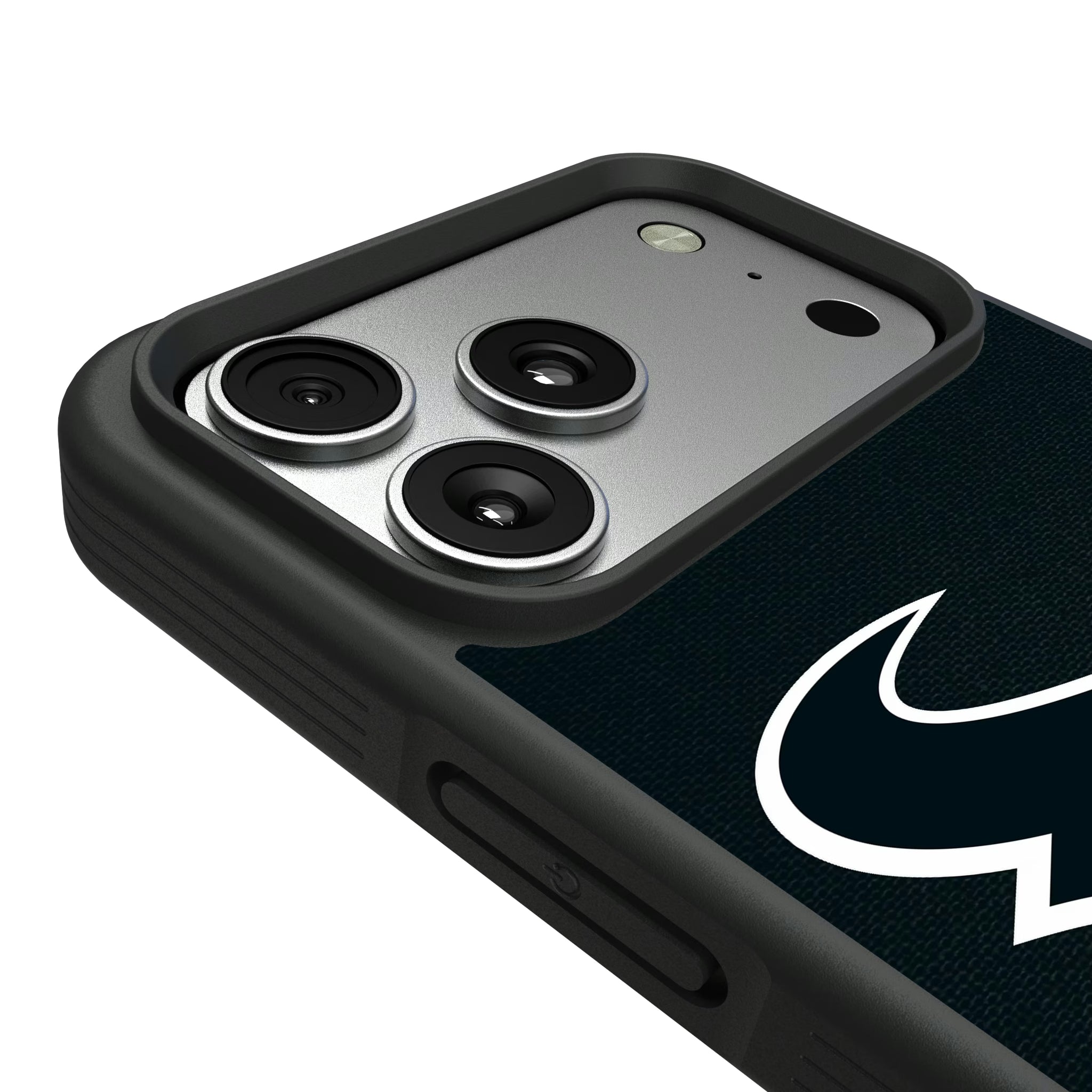 Houston Texans Personalized Stripe iPhone Bump Phone Case for Apple iPhone - Detail#Device_iPhone 17 Pro Max