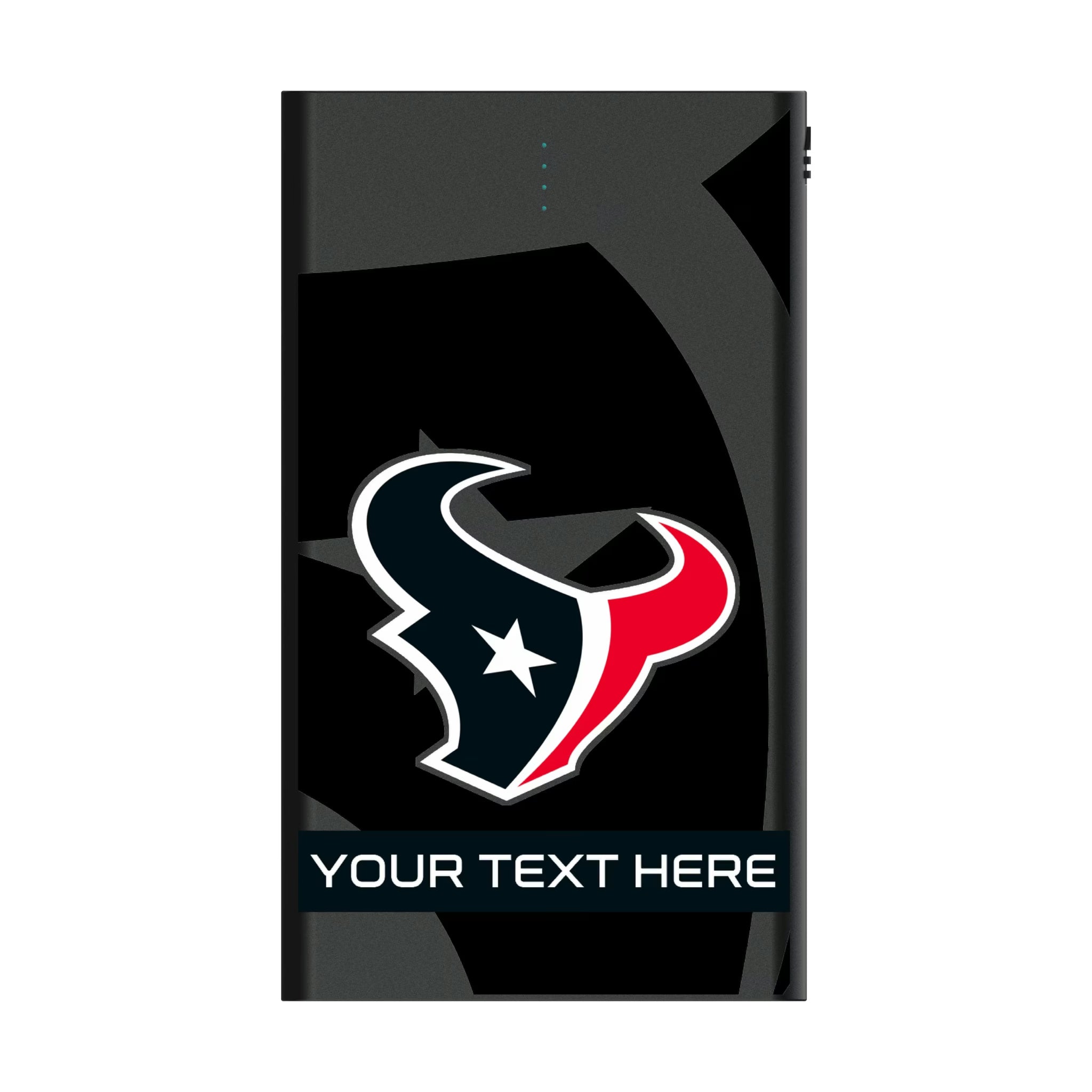 Houston Texans Personalized Tilt 5000mAh Flat Powerbank