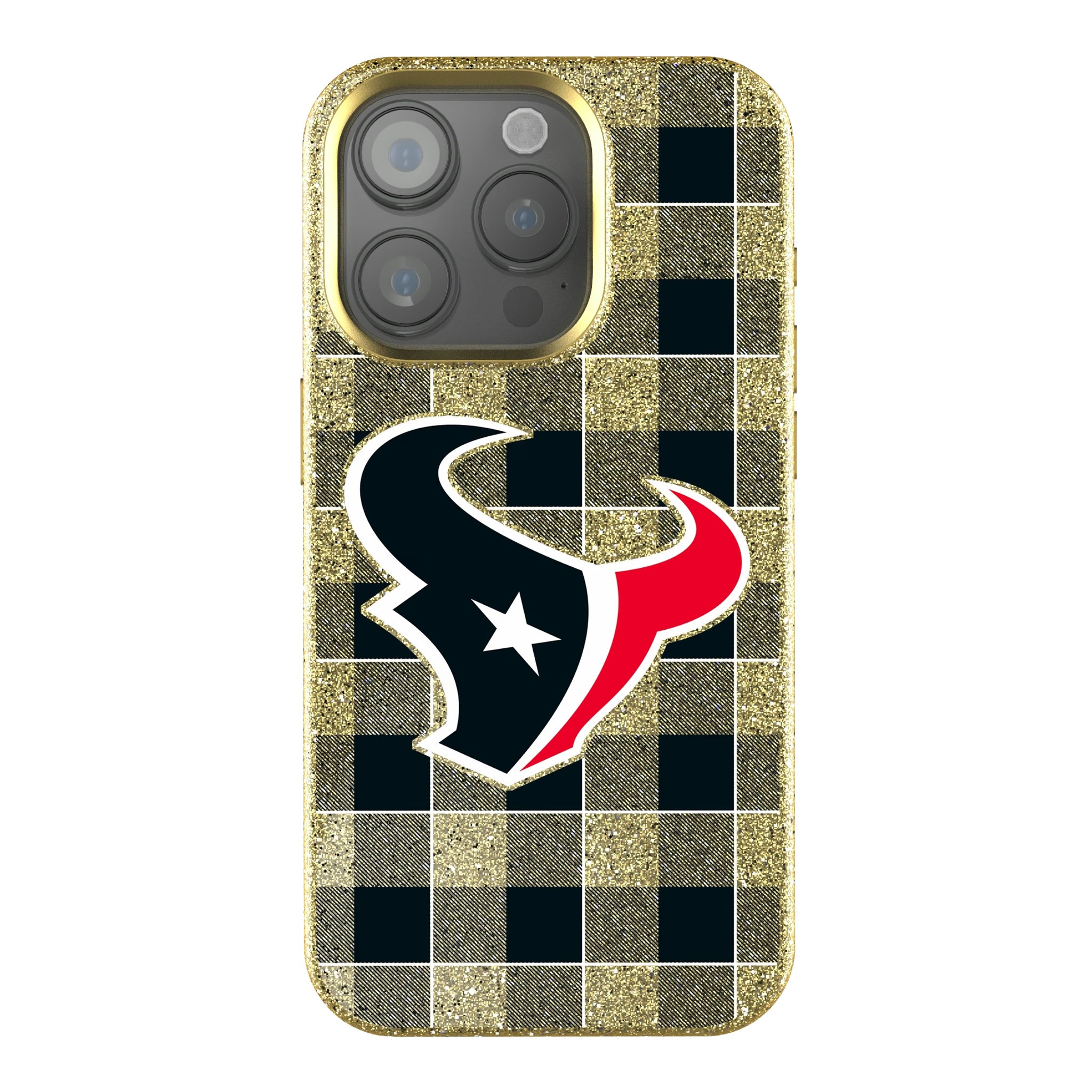 Houston Texans Plaid iPhone Bling Phone Case for Apple iPhone
