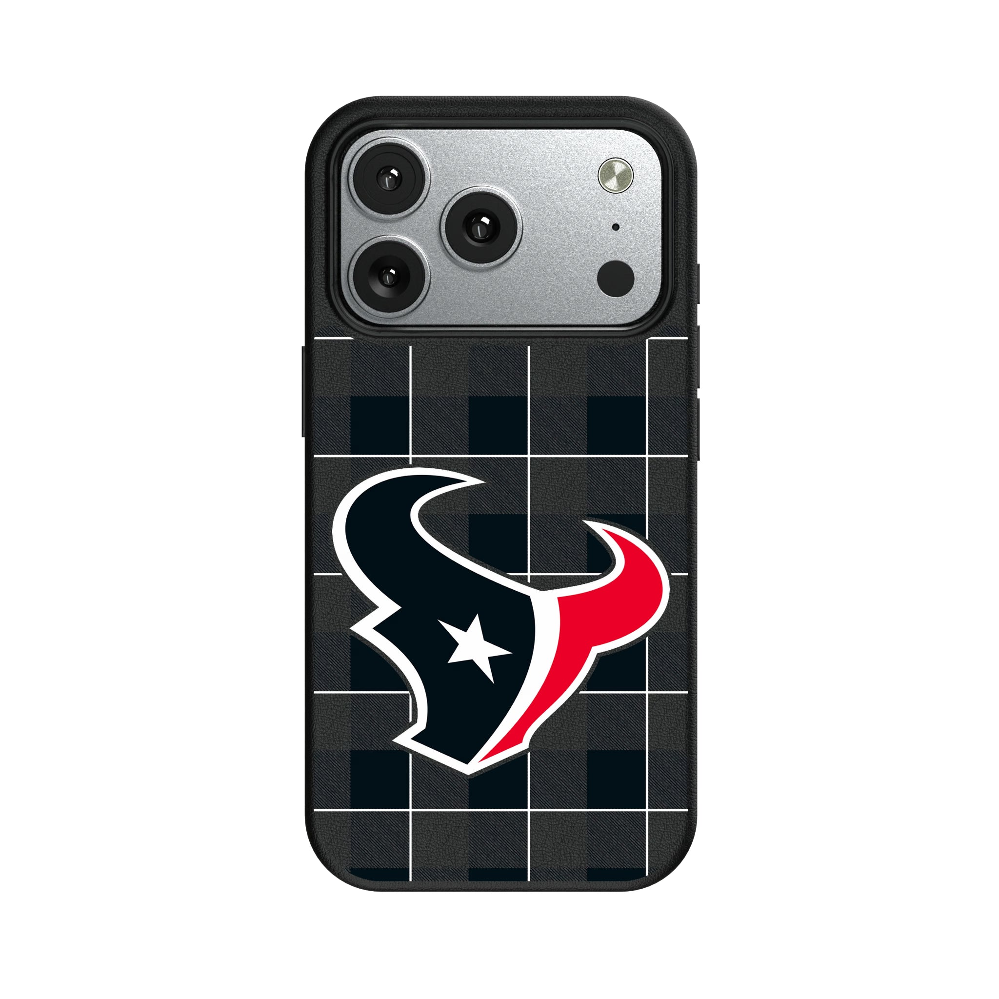 Houston Texans Plaid iPhone MagSafe Compatible Phone Case for Apple iPhone#Device_iPhone 17 Pro