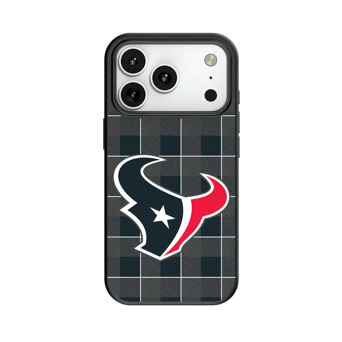 Houston Texans Plaid MagSafe Compatible Phone Case for Apple iPhone