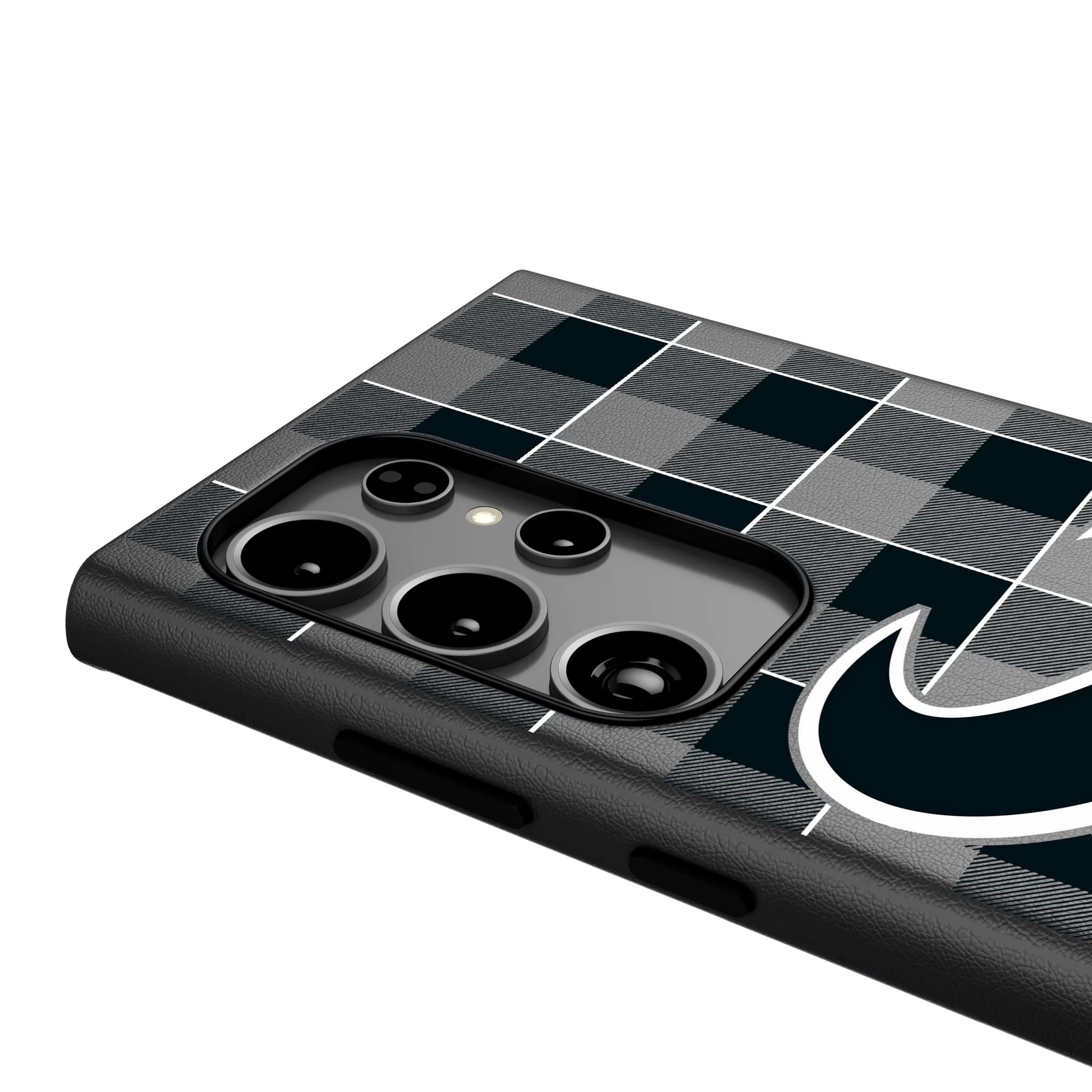 Houston Texans Plaid Galaxy MagSafe Compatible Phone Case for Samsung Galaxy - Detail