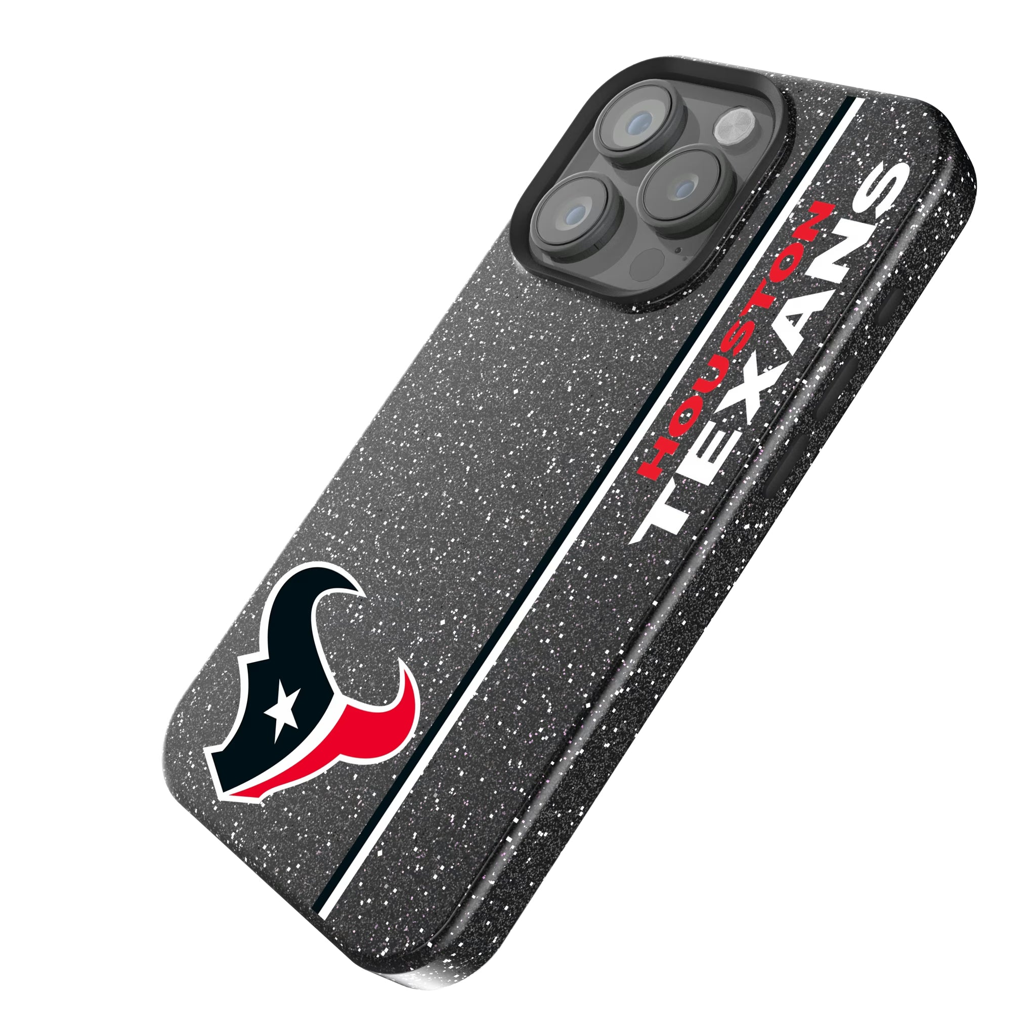 Houston Texans Sidebar iPhone Bling Phone Case for Apple iPhone - Isometric View