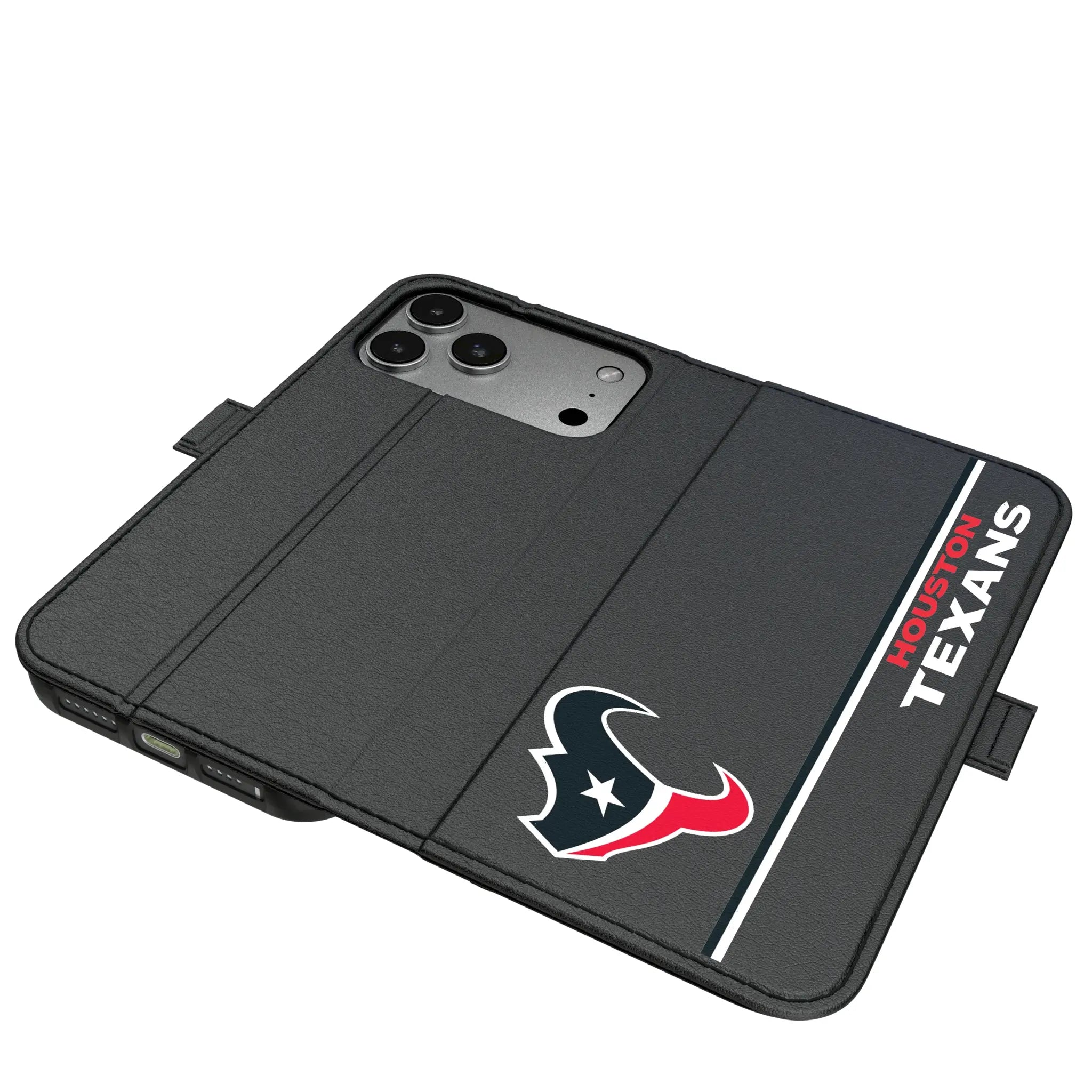 Houston Texans Sidebar iPhone Folio Phone Case for Apple iPhone#Device_iPhone 17 Pro Max